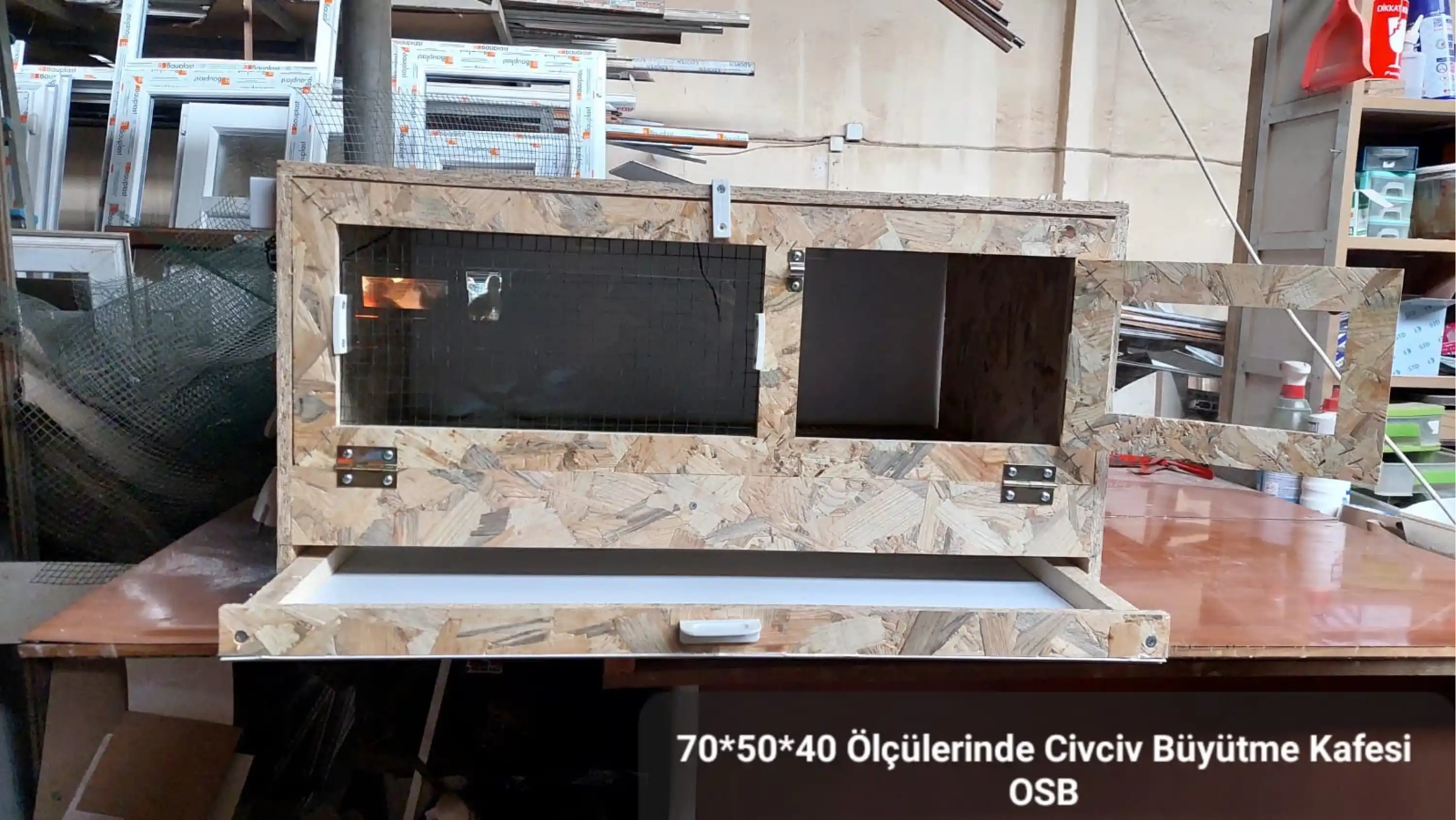 Civciv Büyütme Kafesi - OSB - 70*50*40
