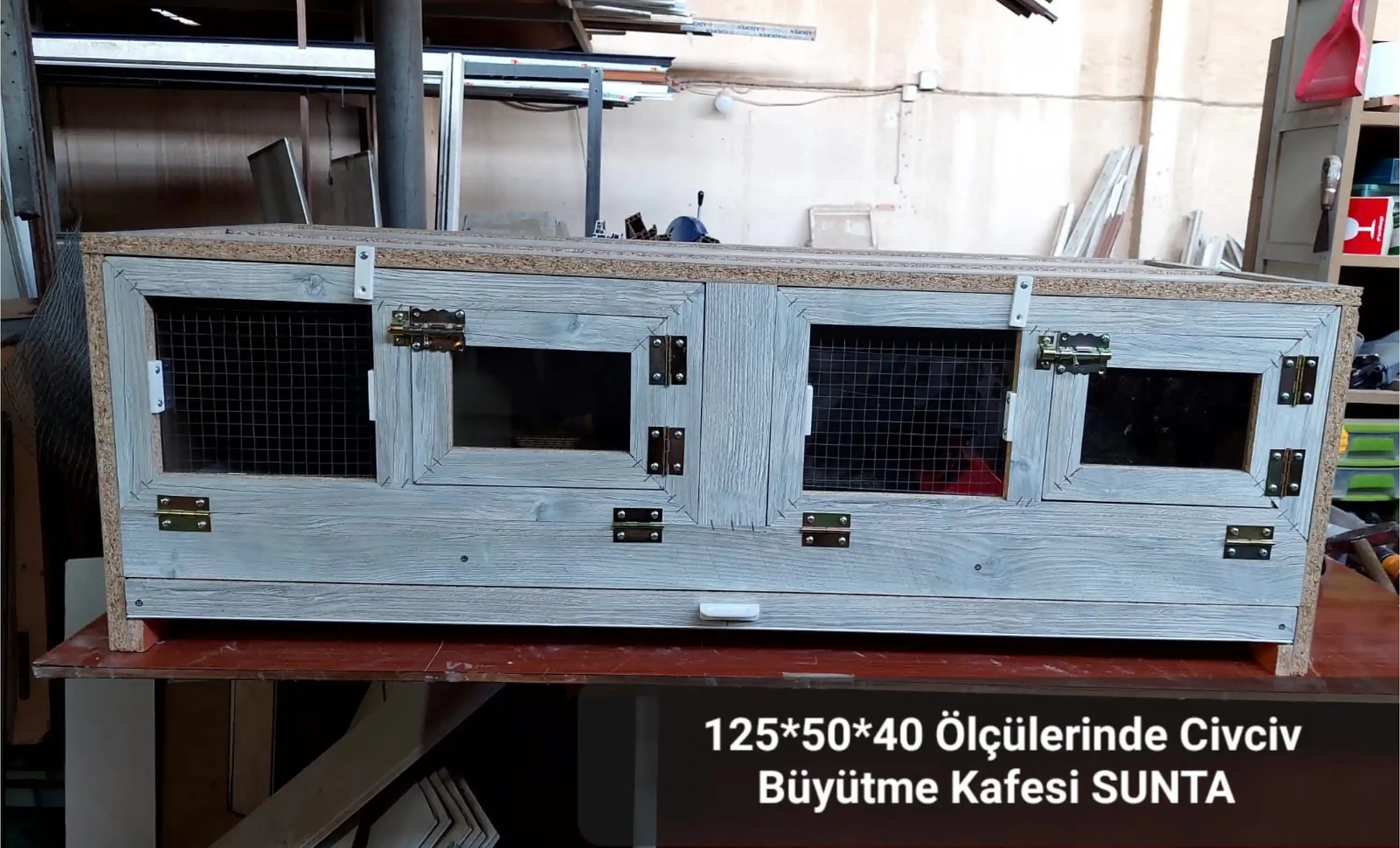 Civciv Büyütme Kafesi - SUNTA - 125*50*40