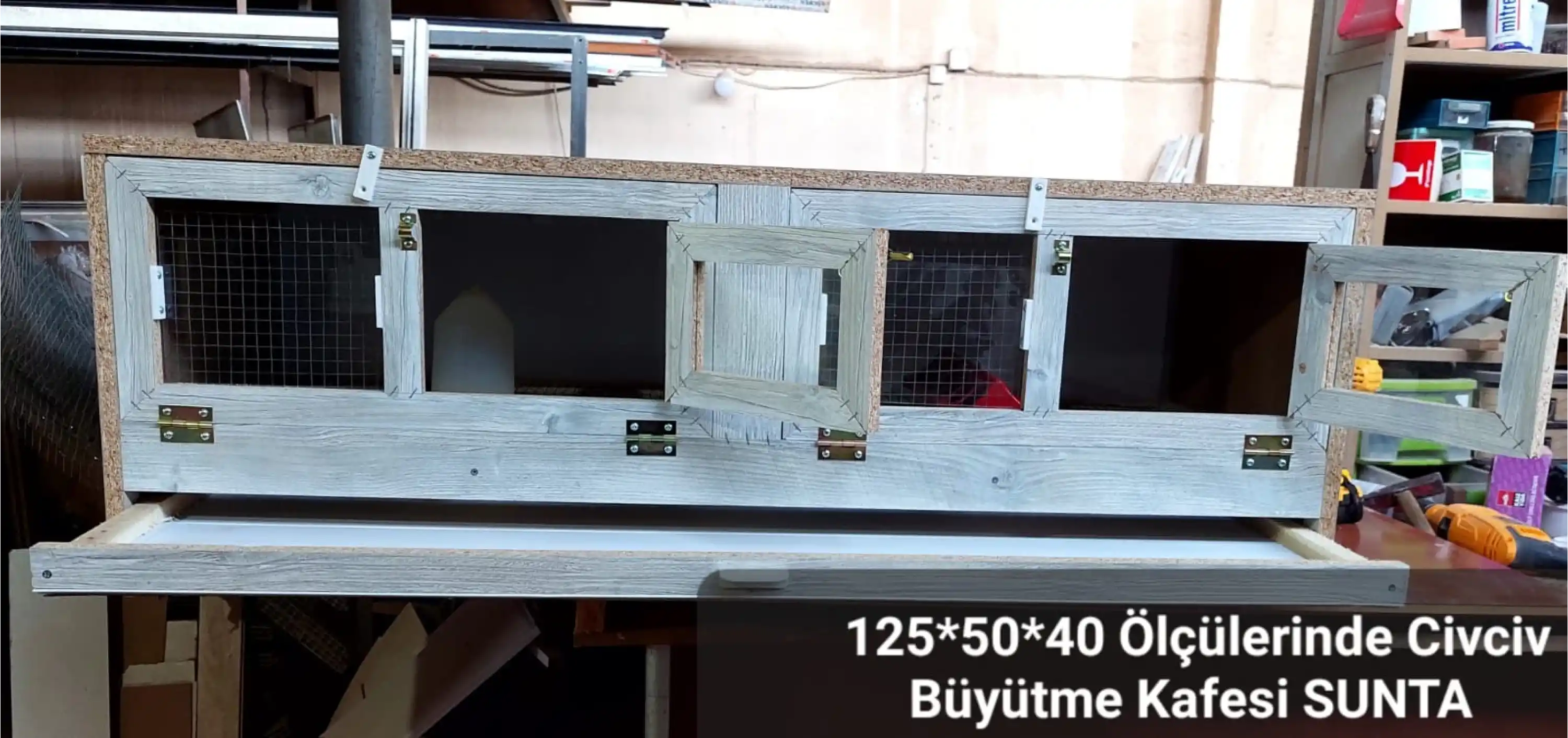 Civciv Büyütme Kafesi - SUNTA - 125*50*40