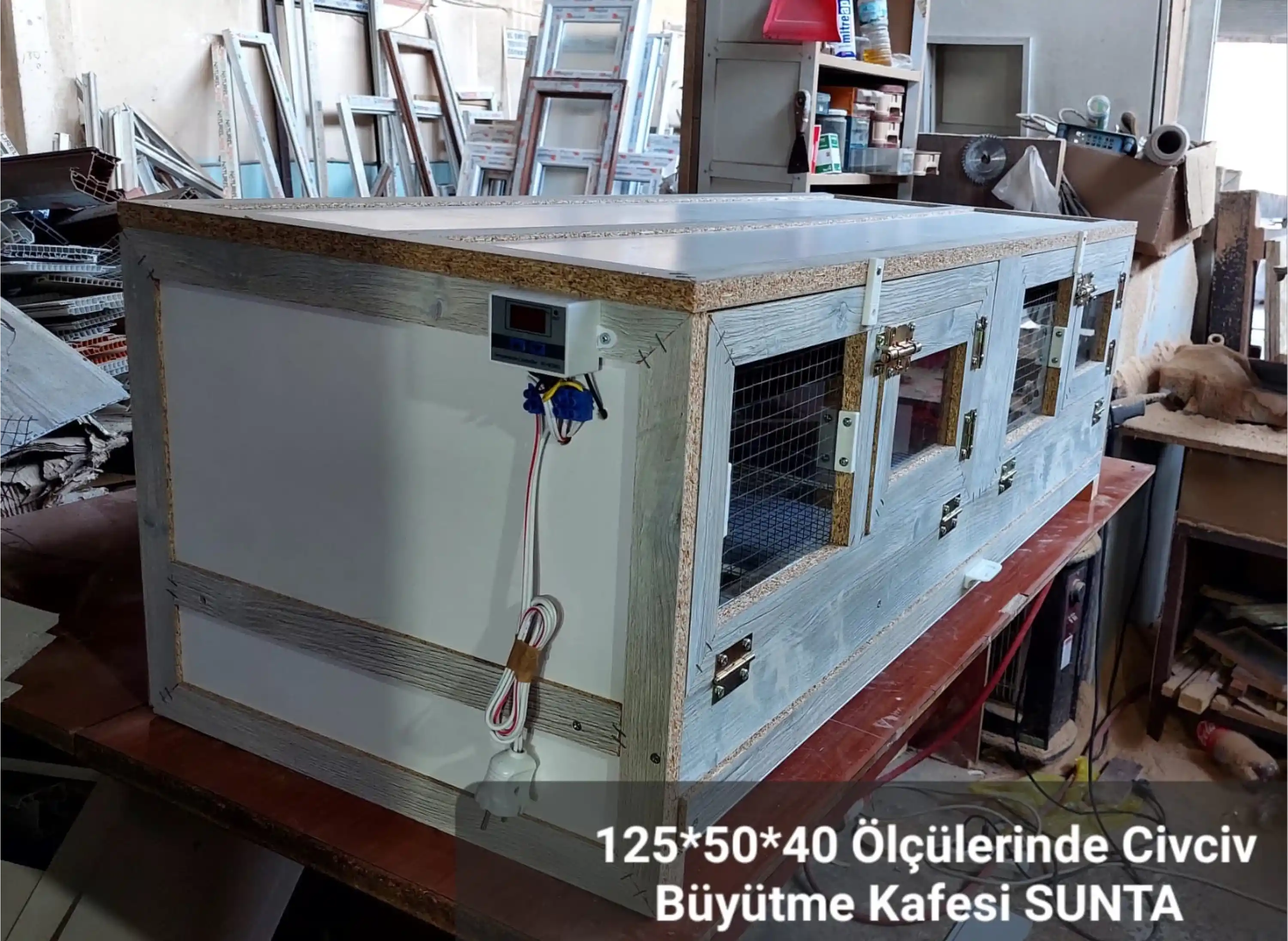 Civciv Büyütme Kafesi - SUNTA - 125*50*40