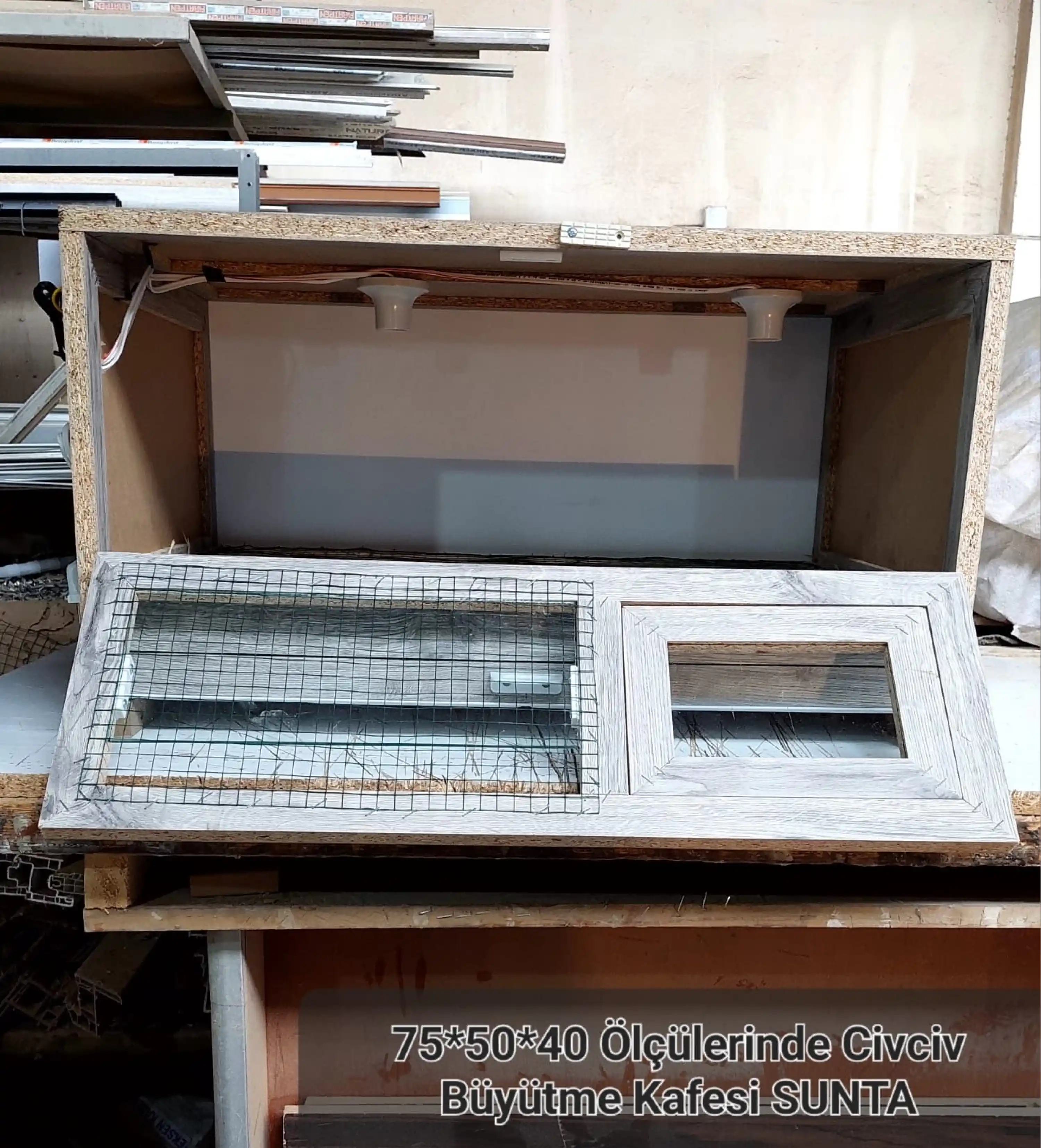 Civciv Büyütme Kafesi - SUNTA - 100*50*40