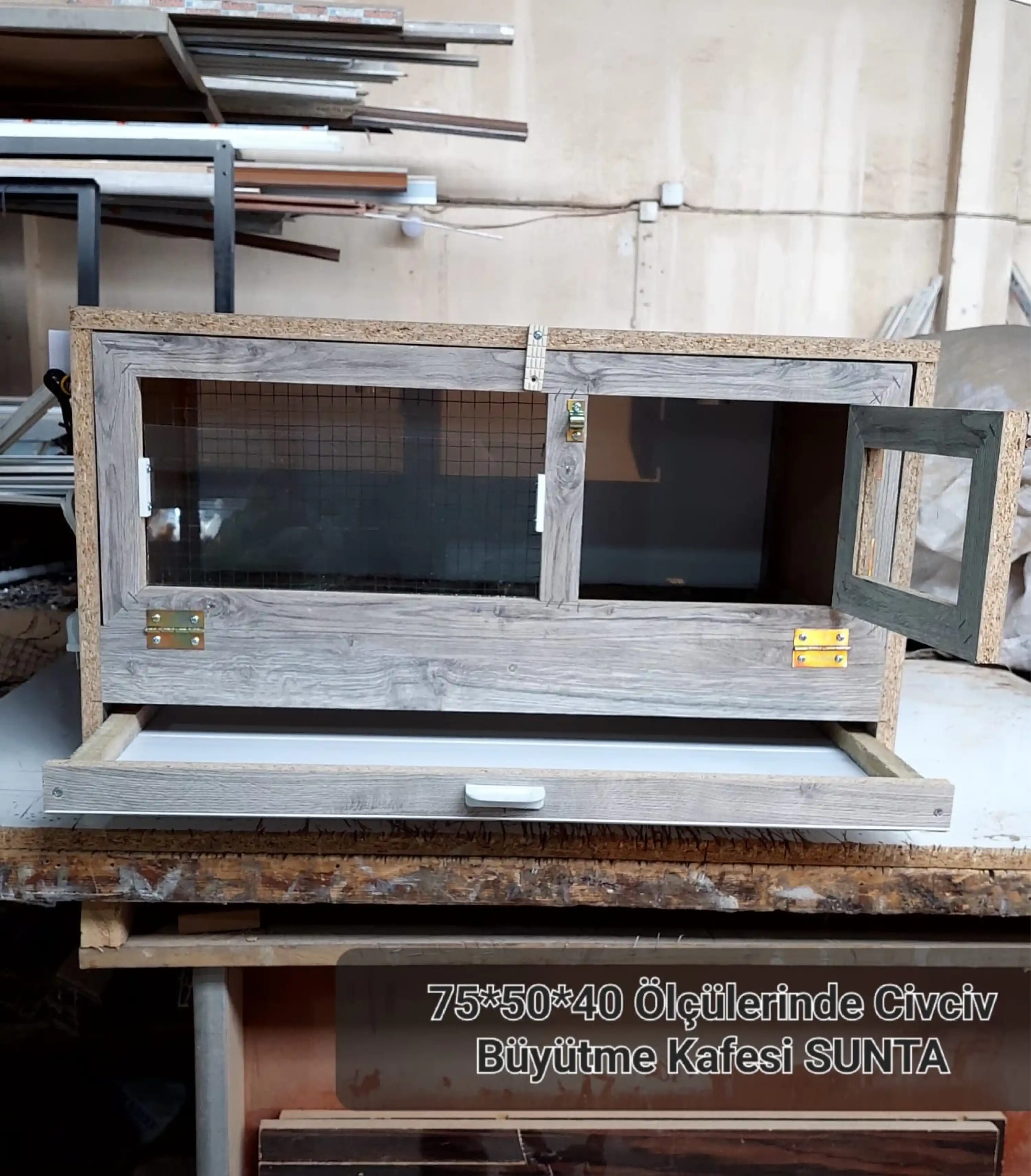 Civciv Büyütme Kafesi - SUNTA - 100*50*40