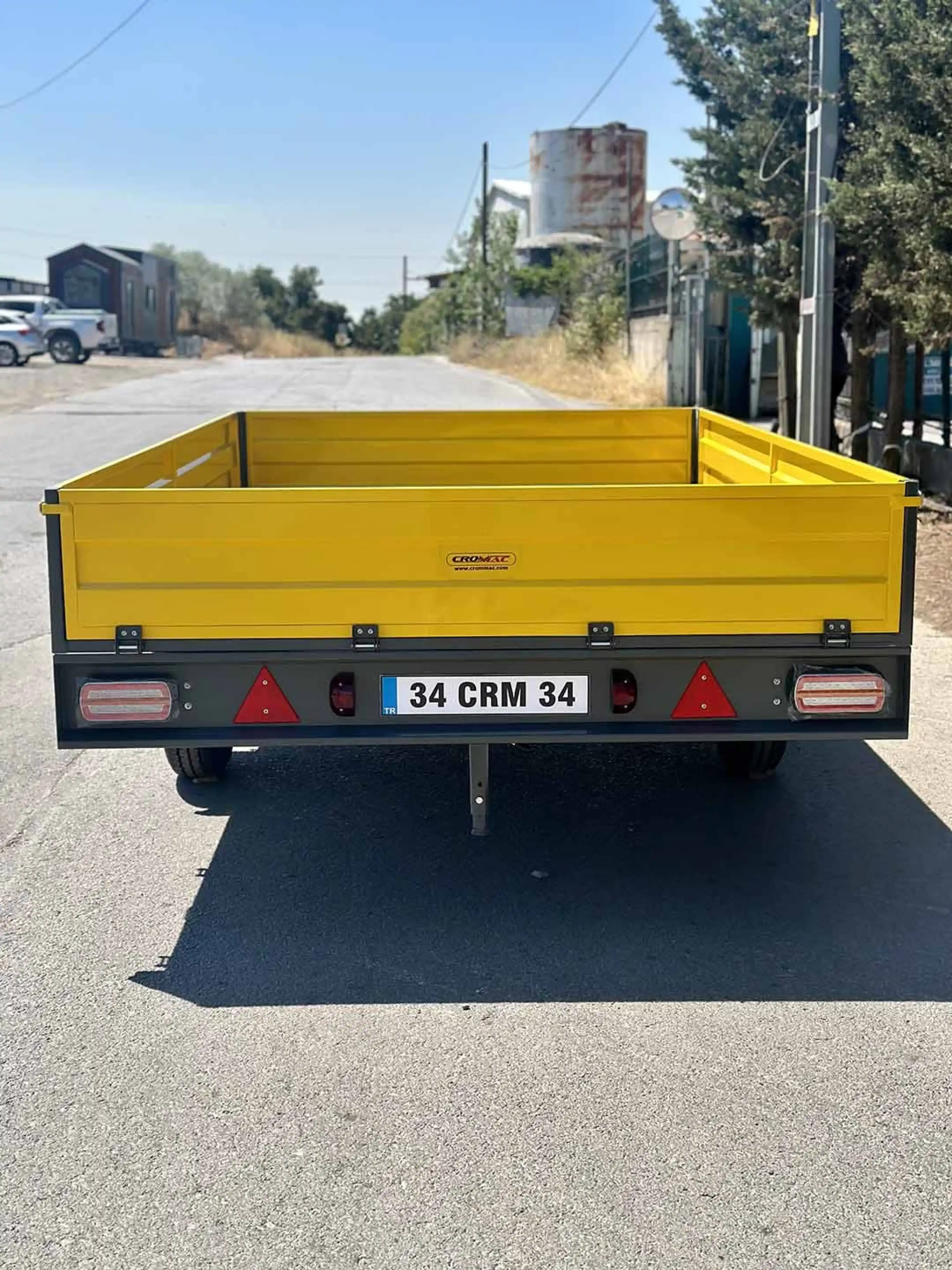 Crommac 1500 Kg Frenli Yük Römorku