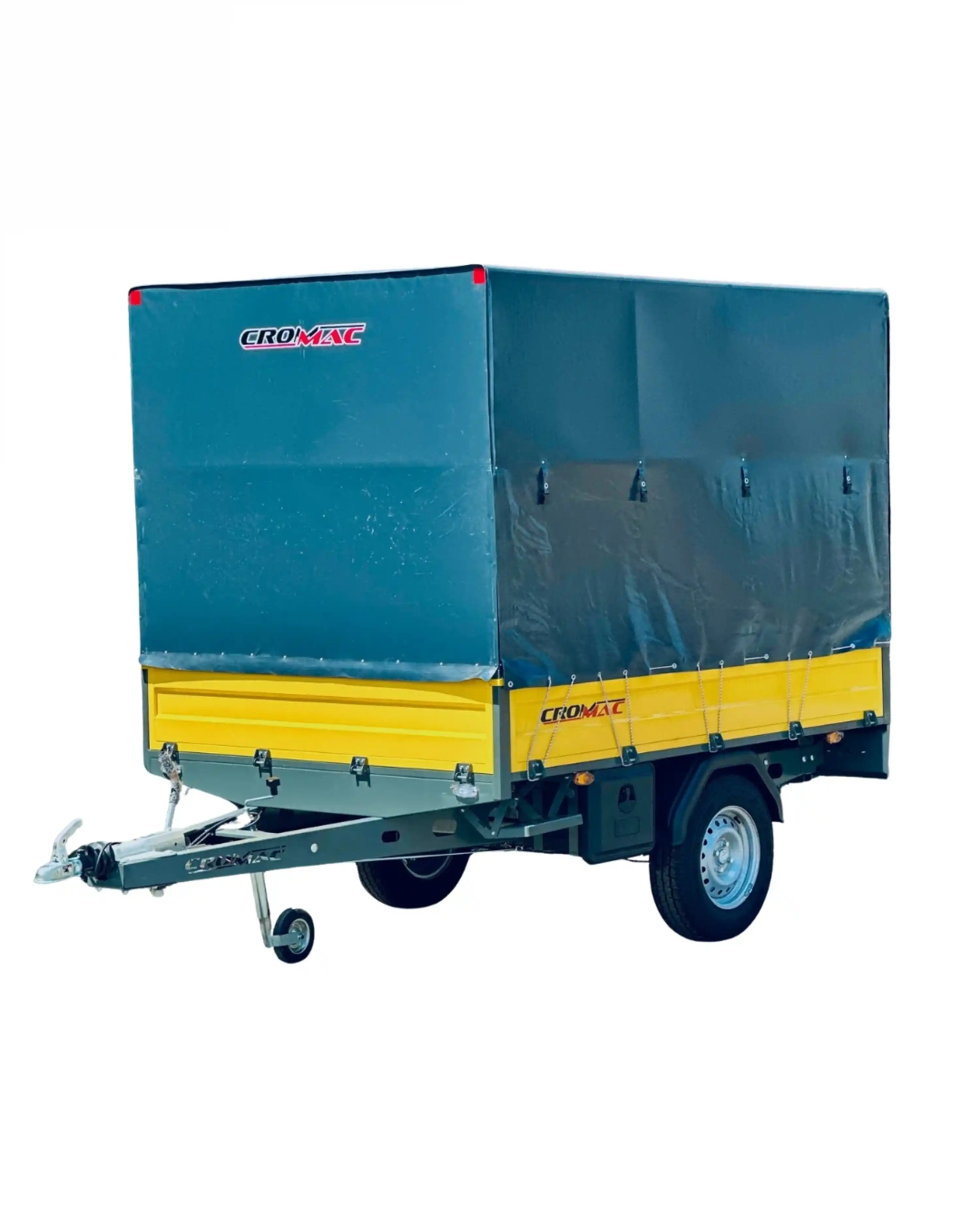 Crommac 1350 Kg Frenli Yük Römorku - Tenteli Model