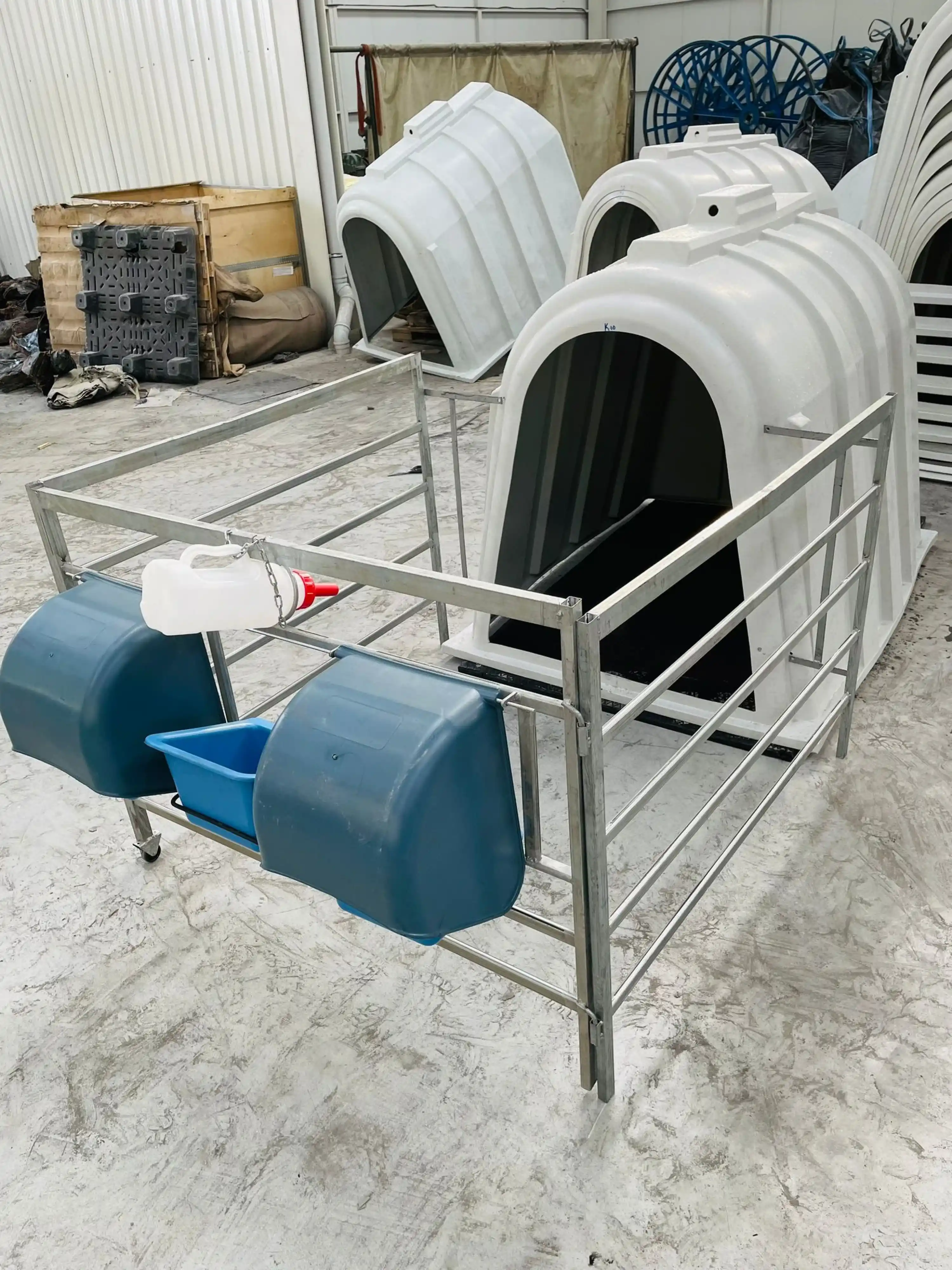 Eco Çitli Takım Buzağı Kulübesi - Takım