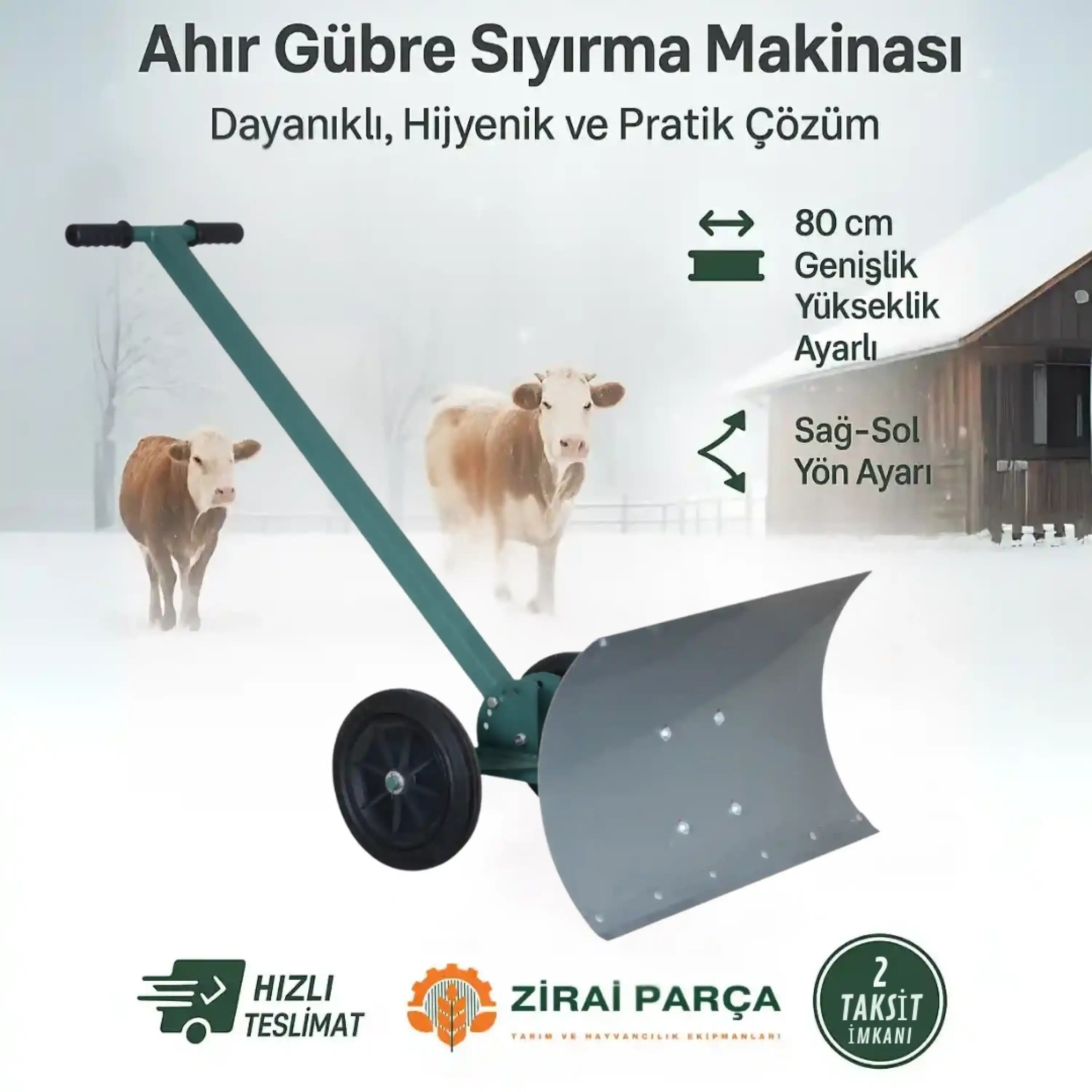 Bartech Kar Küreme ve Ahır Gübre Sıyırıcı