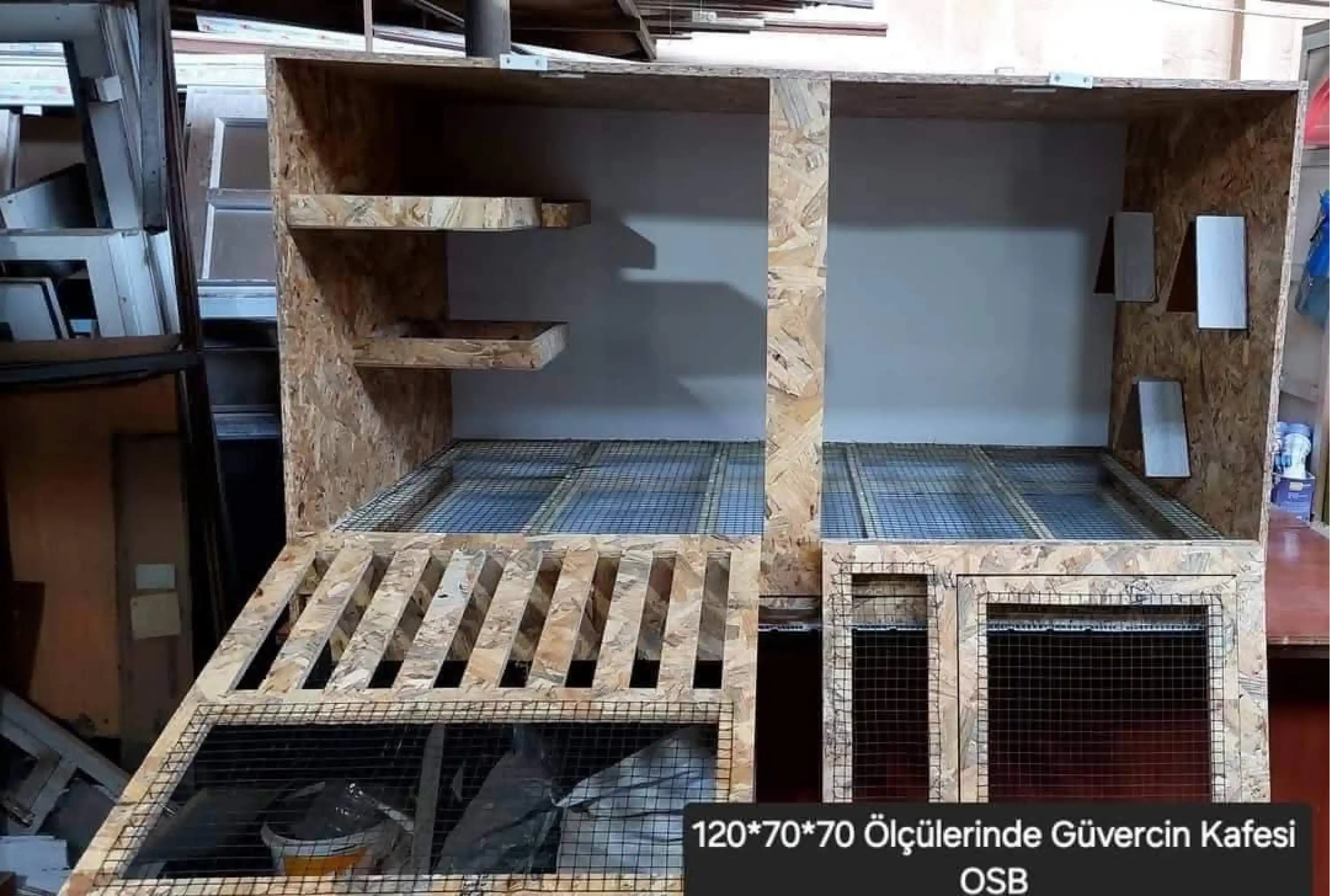 Güvercin Eşhanesi & Kafesi - OSB - 120*70*60