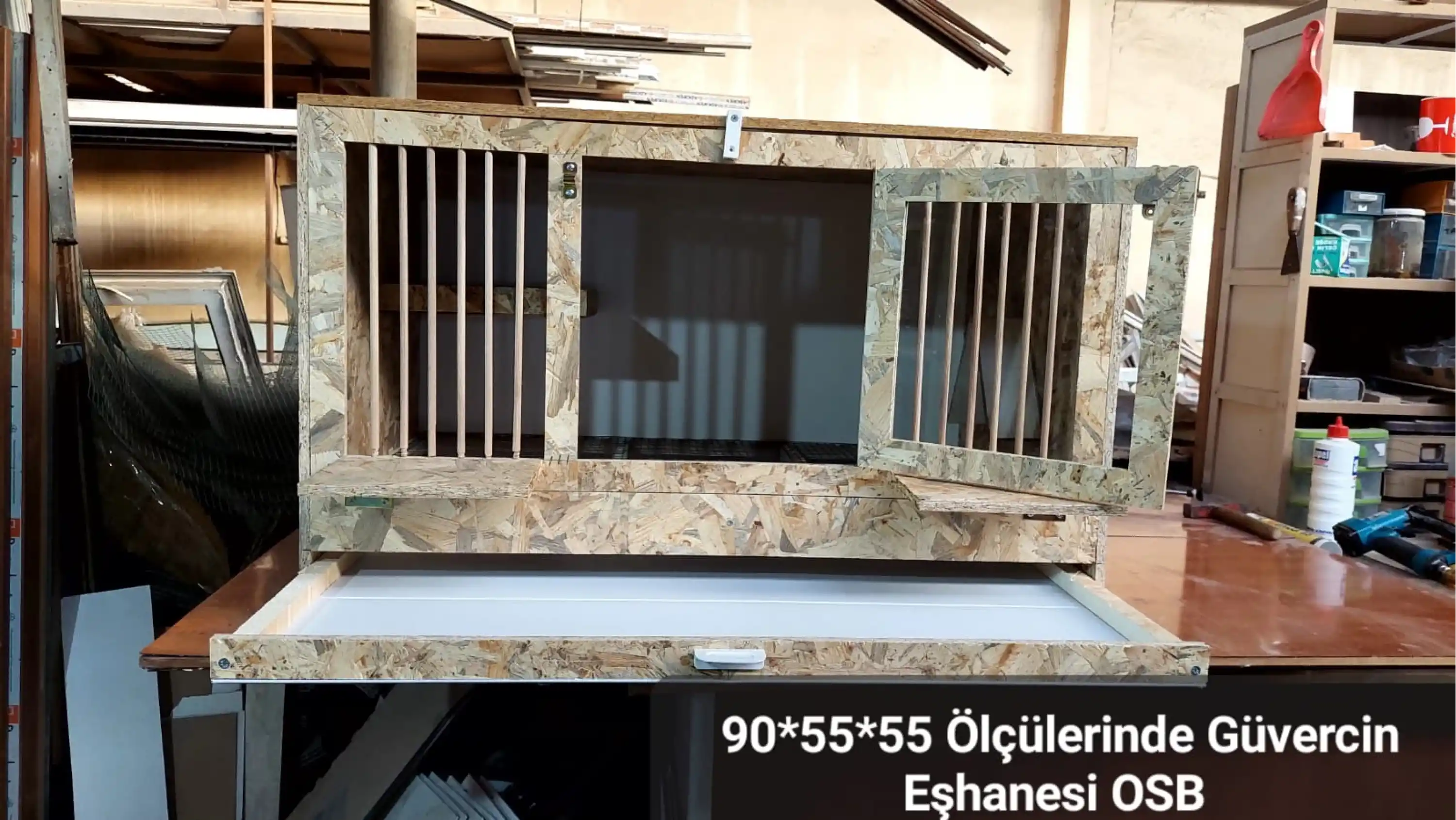 Güvercin Eşhanesi & Kafesi - OSB - 90*55*55