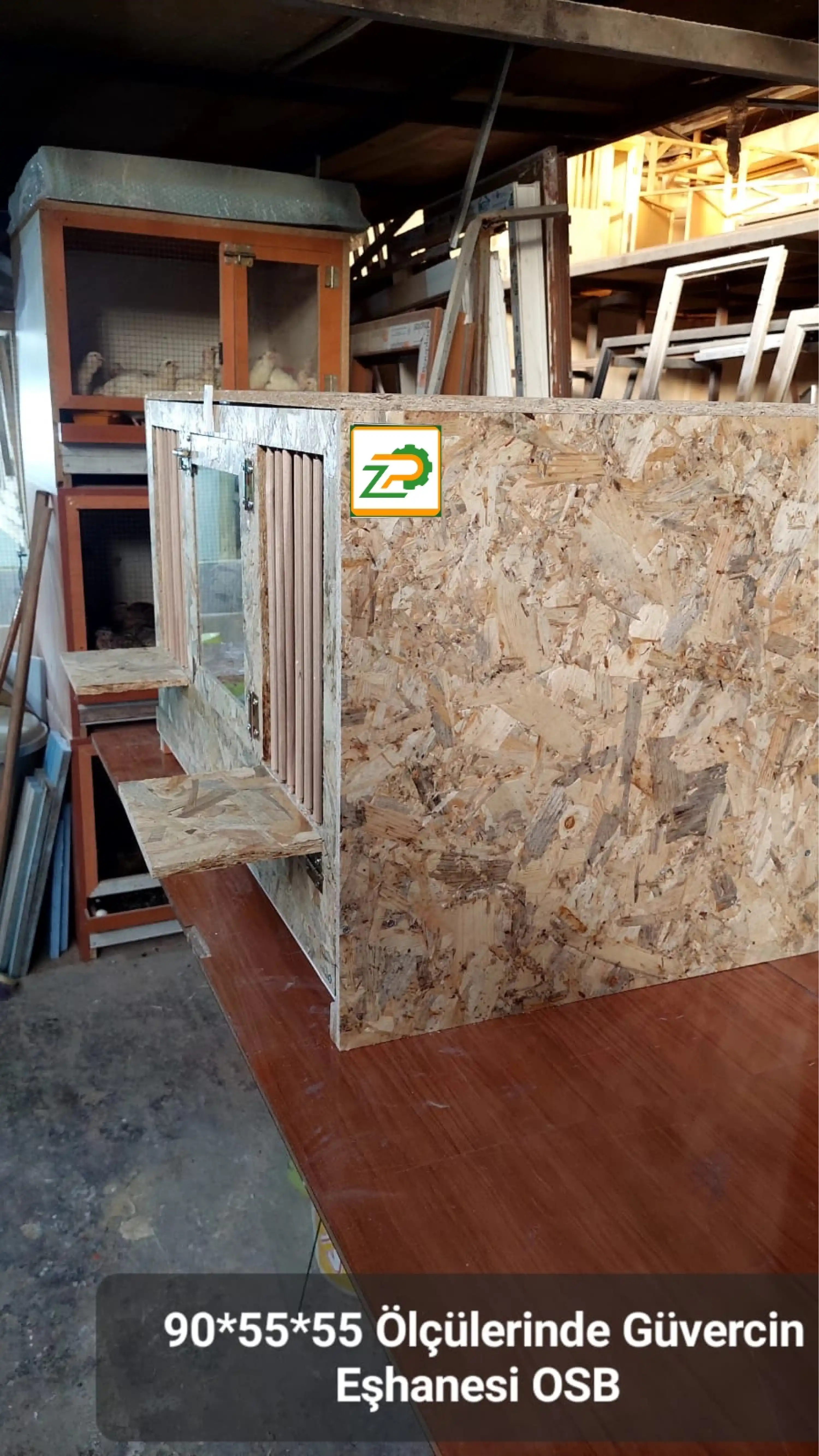 Güvercin Eşhanesi & Kafesi - OSB - 90*55*55