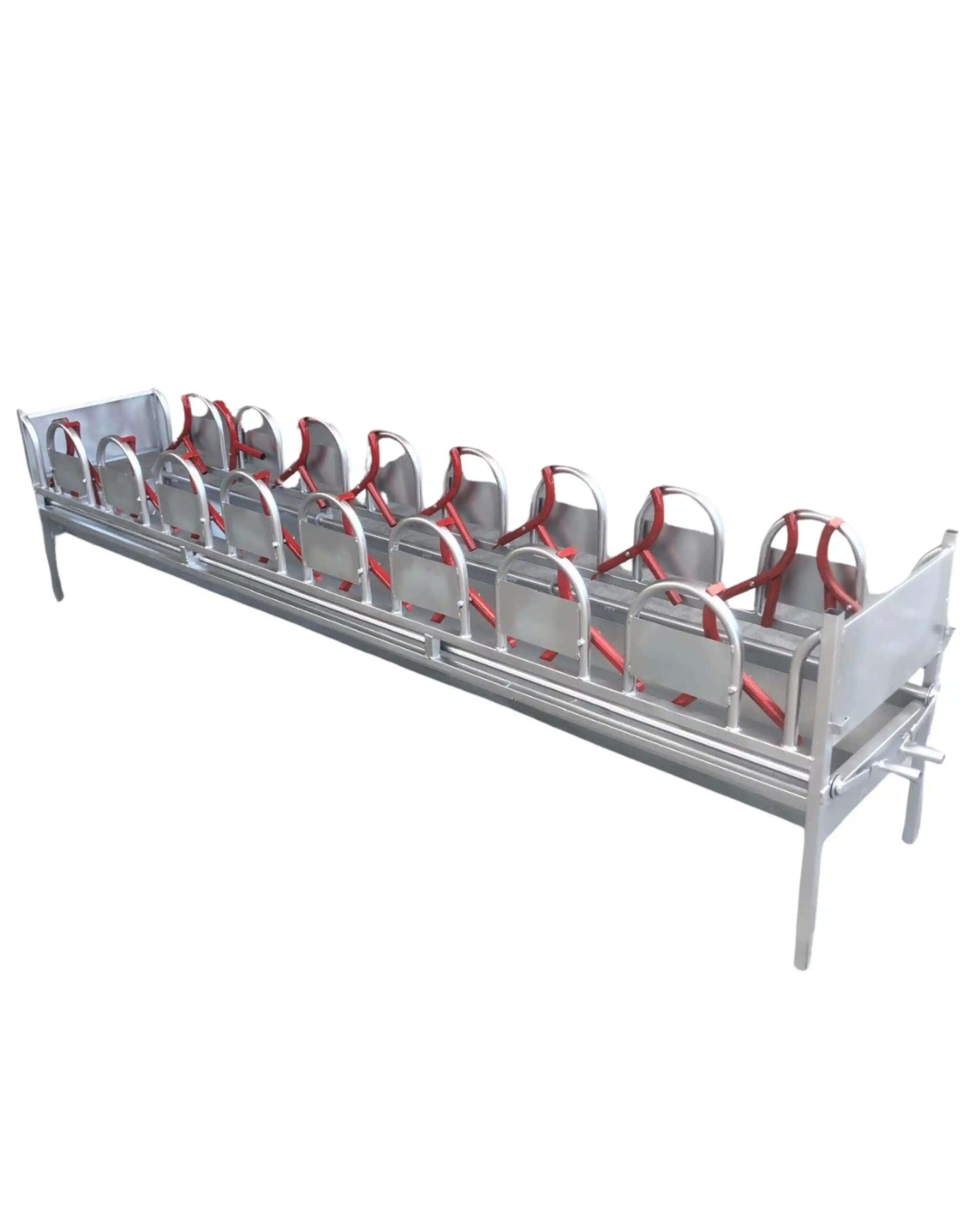 Küçükbaş 18li Çiftli Yemlik Kilit Sistemi (Galvaniz – 9 × 2) – 3.20 Metre
