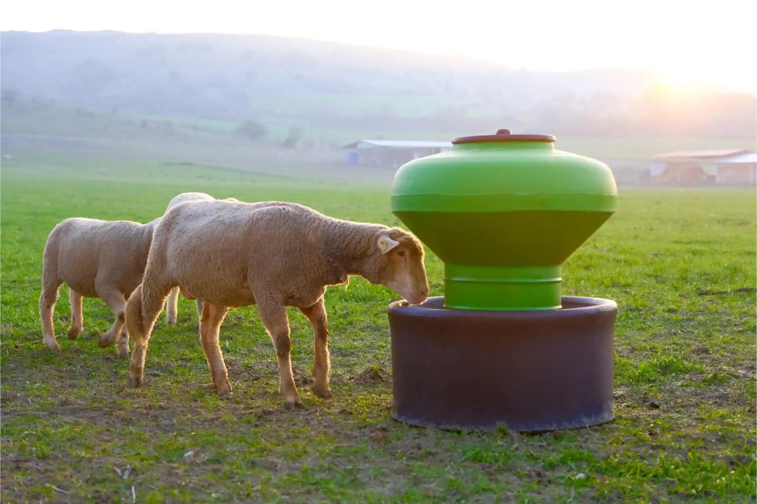 Küçükbaş Otomatik Plastik Yemlik - 100 kg Kapasiteli