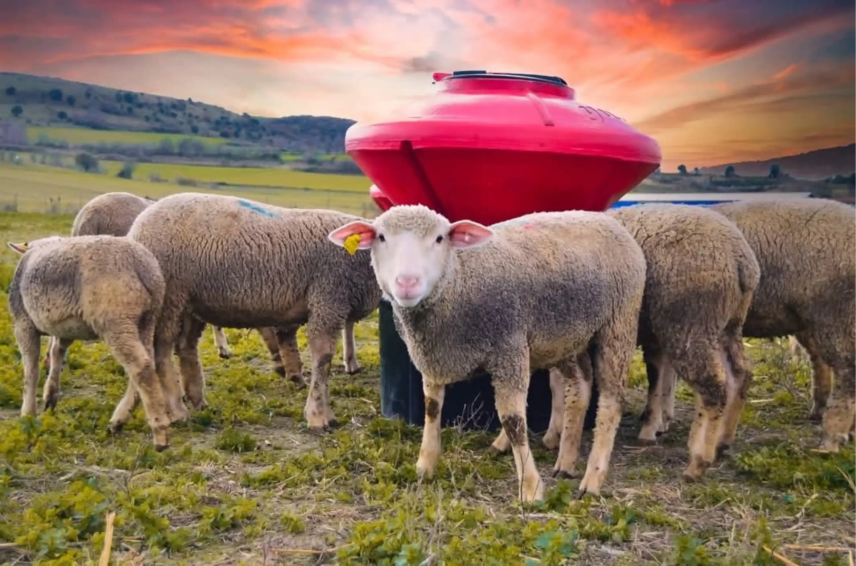 Küçükbaş Otomatik Plastik Yemlik - 250 kg Kapasiteli