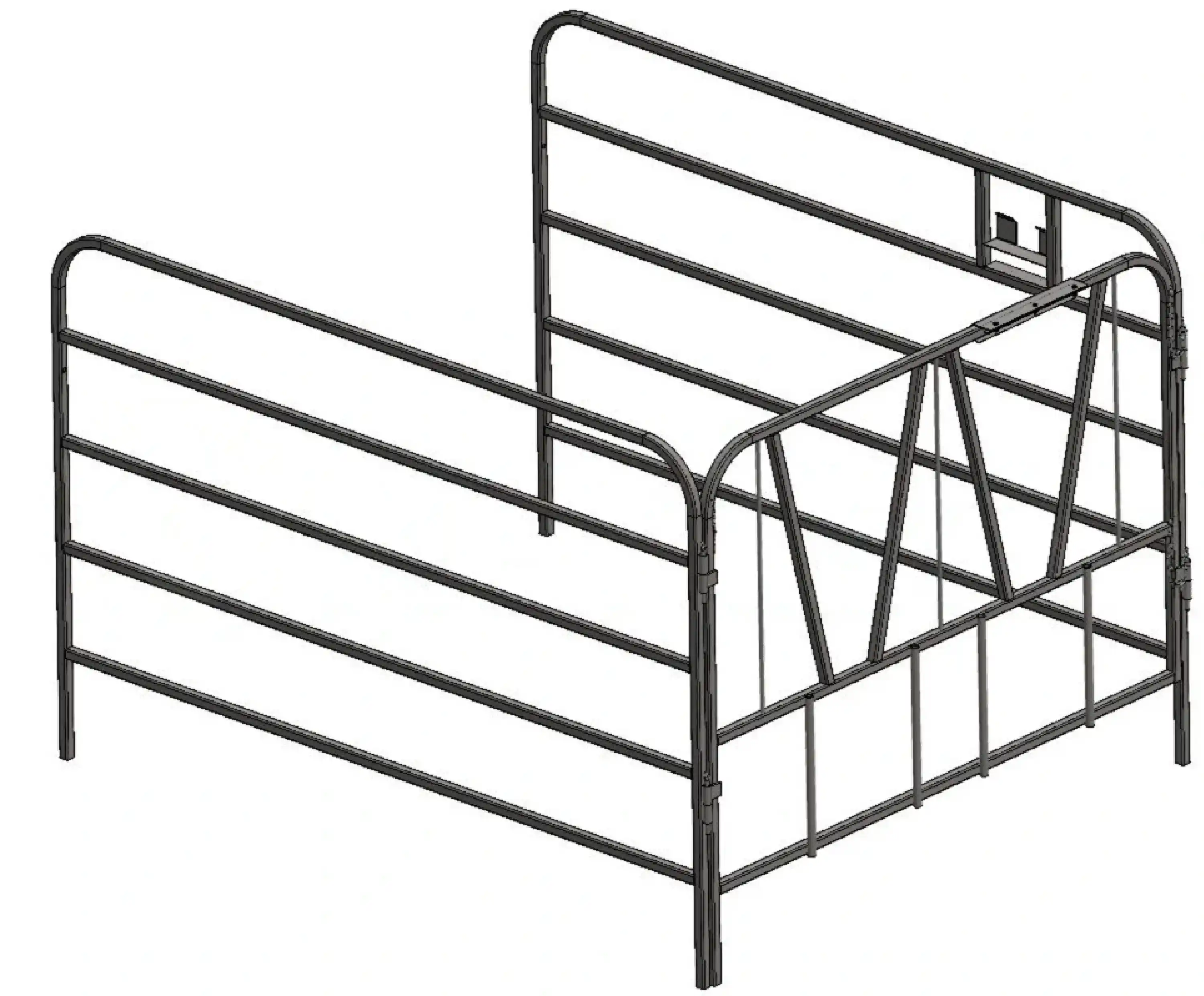 Kurtsan Buzağı Kulübesi Çiti - Galvaniz