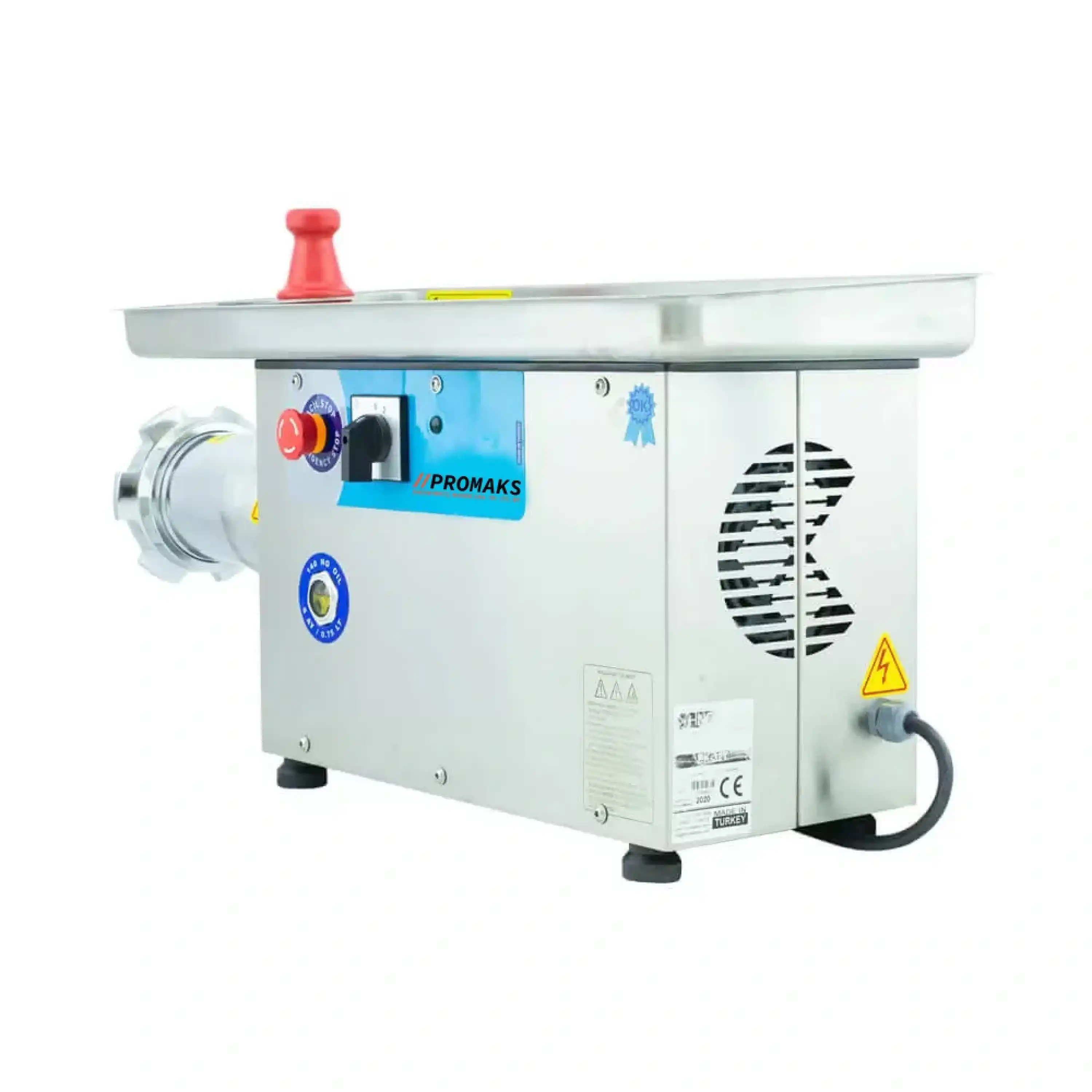 Promaks 32 No Et Kıyma Makinesi - Krom Kaplama (600 Kg/Saat)