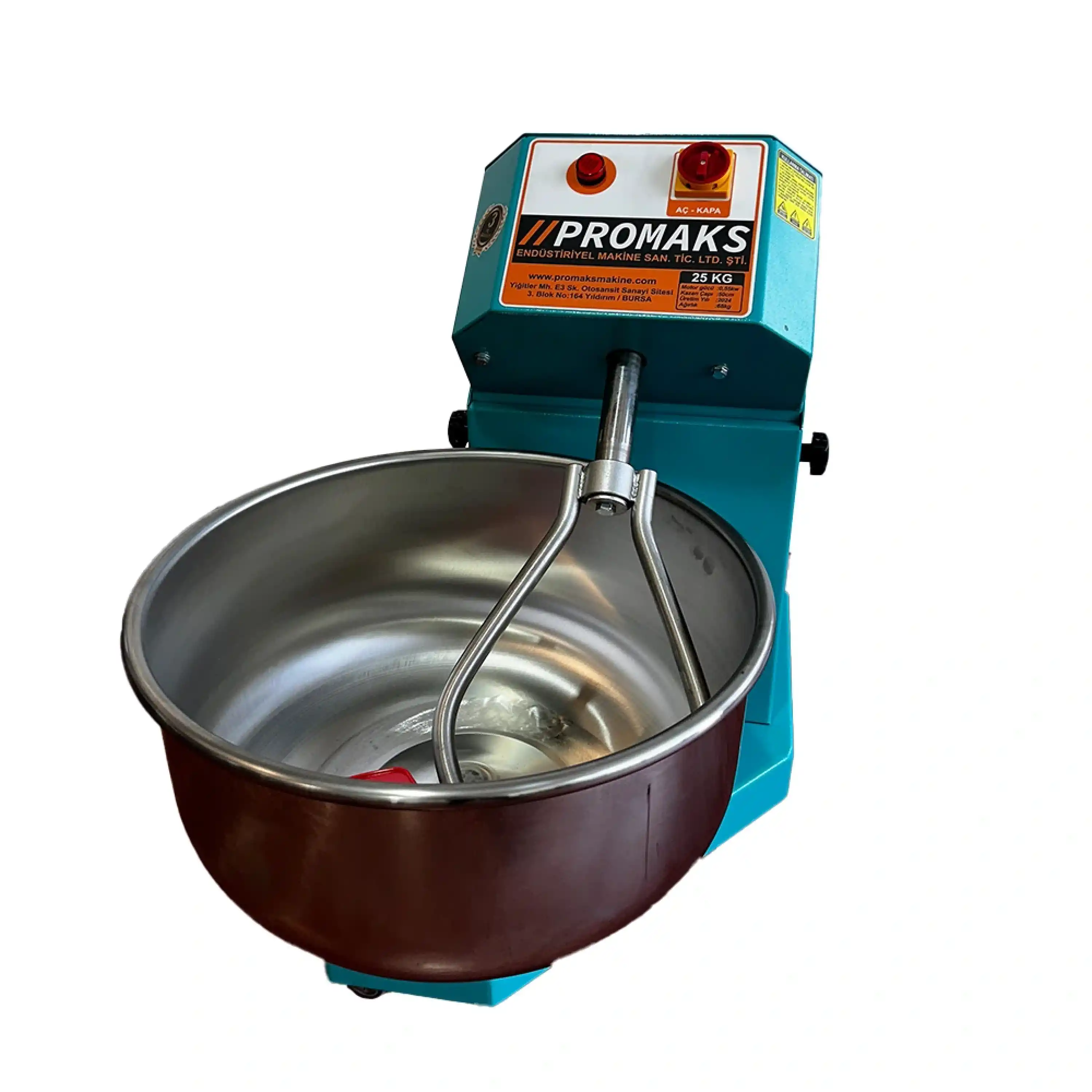 Promaks Hamur Yoğurma Makinesi 25 Kg