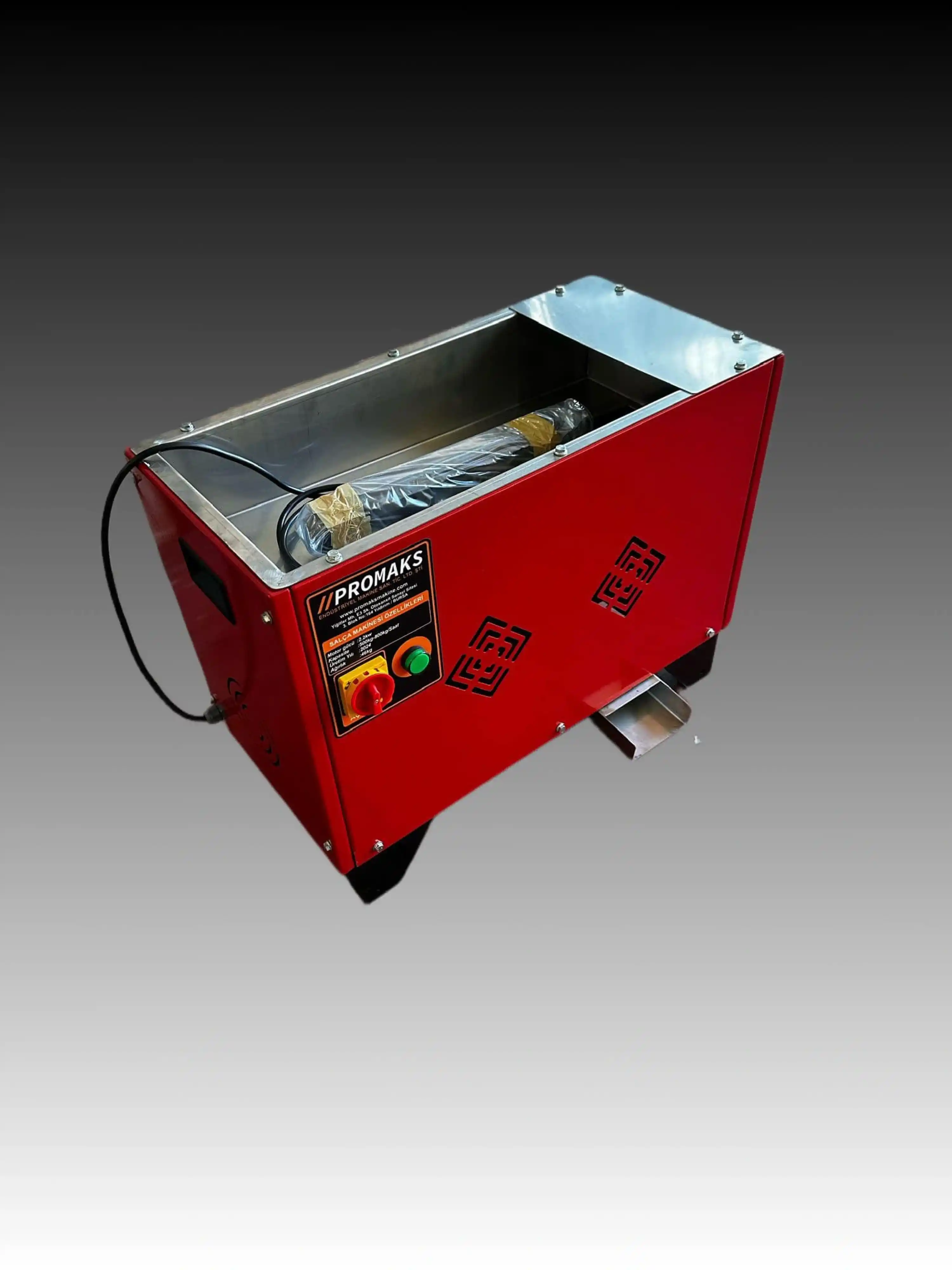 Promaks Salça Makinesi - 3 HP - 220 V