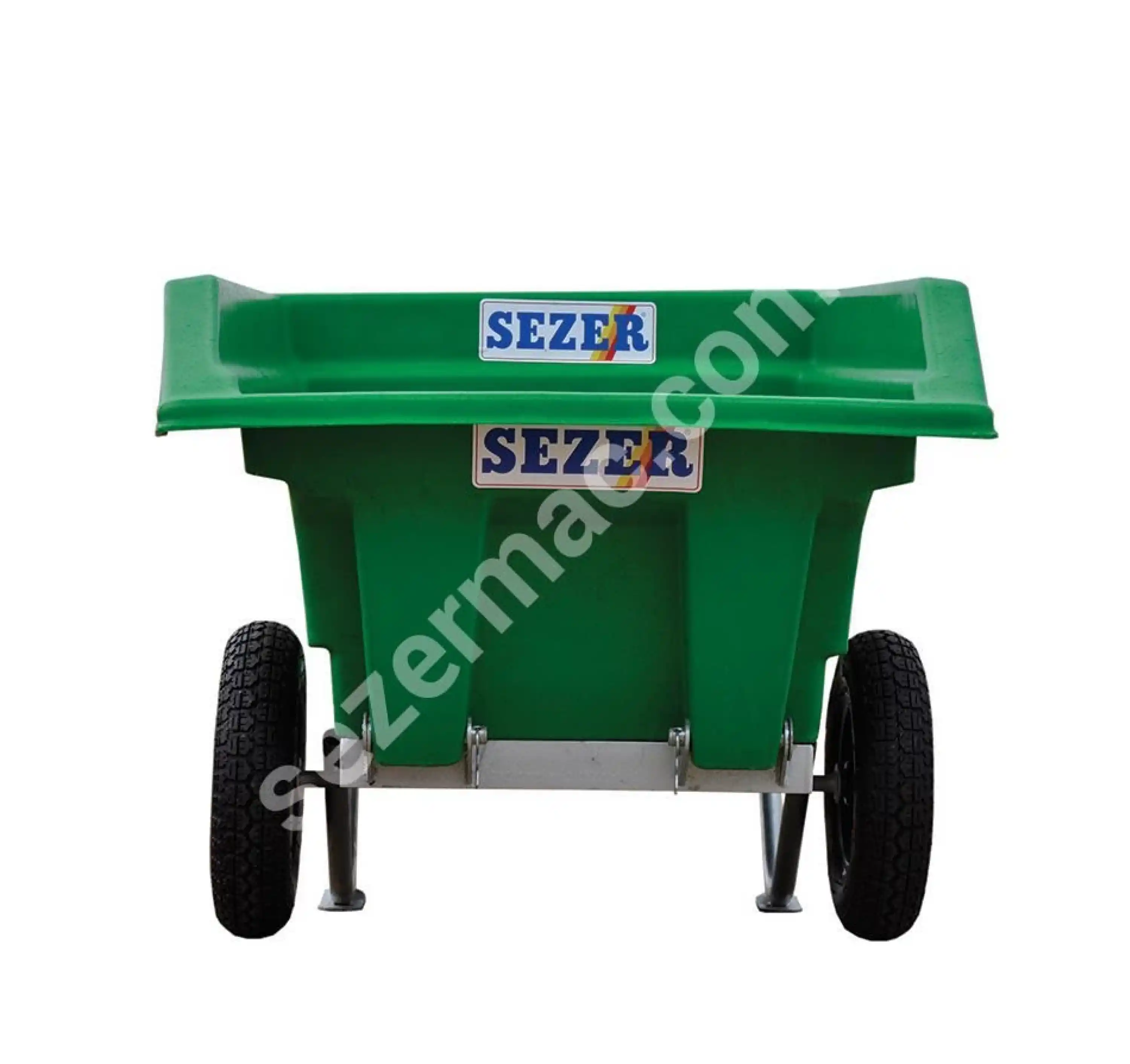 Sezer 300 Litre Damperli El Arabası (Galvaniz Şase)