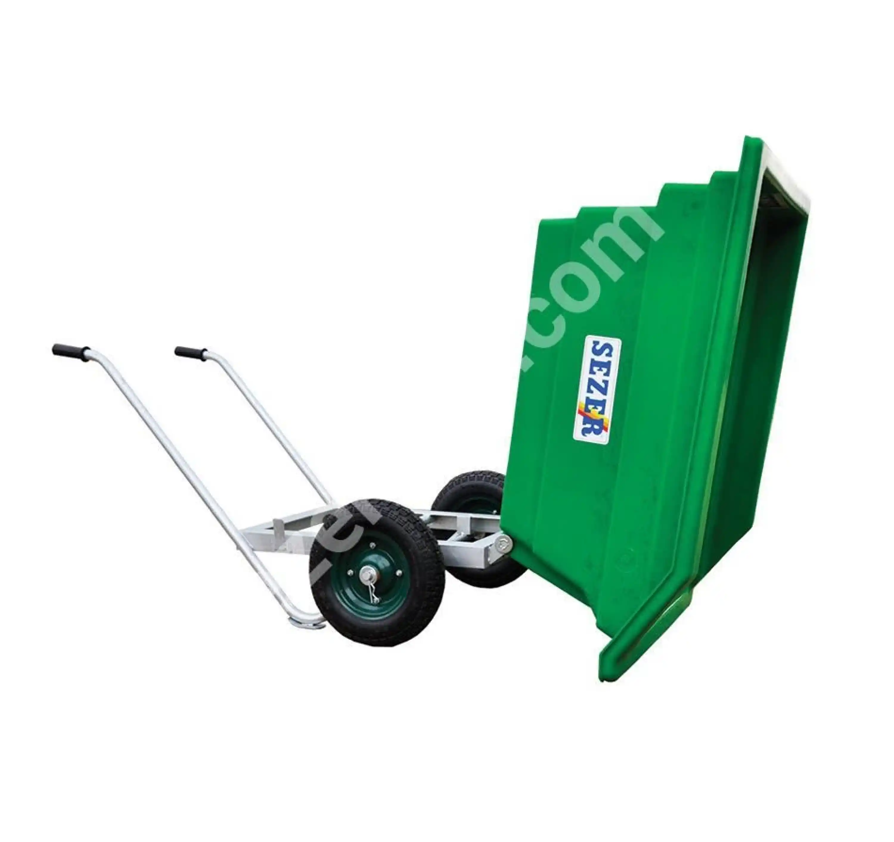 Sezer 300 Litre Damperli El Arabası (Galvaniz Şase)