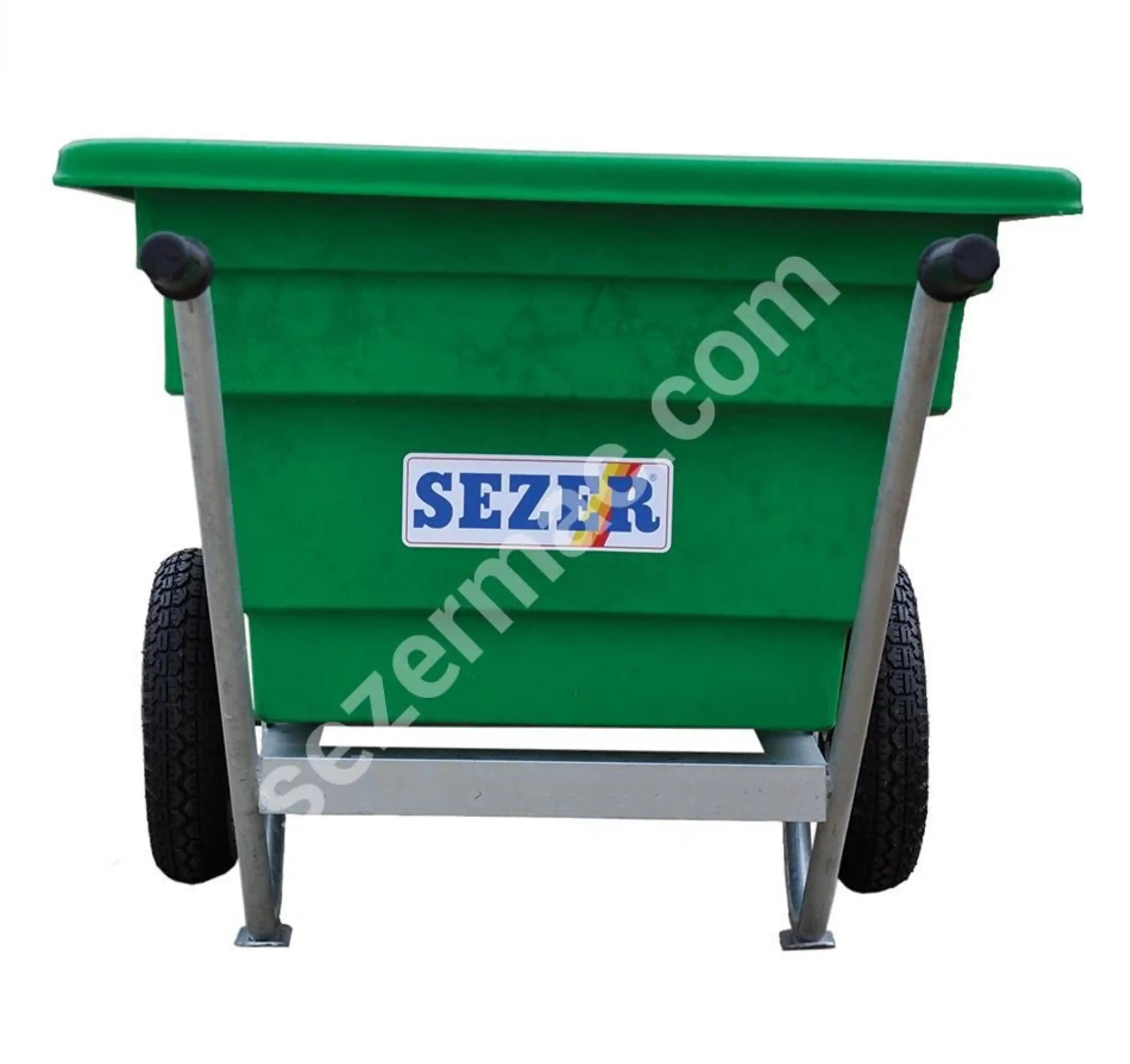Sezer 300 Litre Damperli El Arabası (Galvaniz Şase)