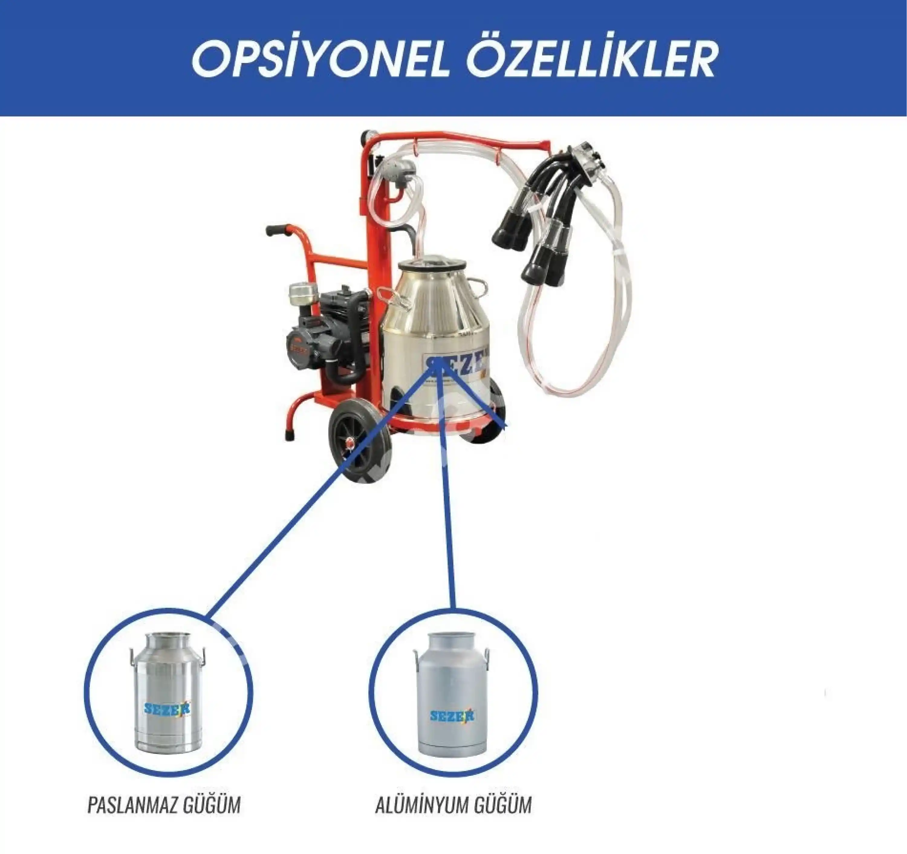 Sezer IMPLS 1 Süt Sağım Makinesi