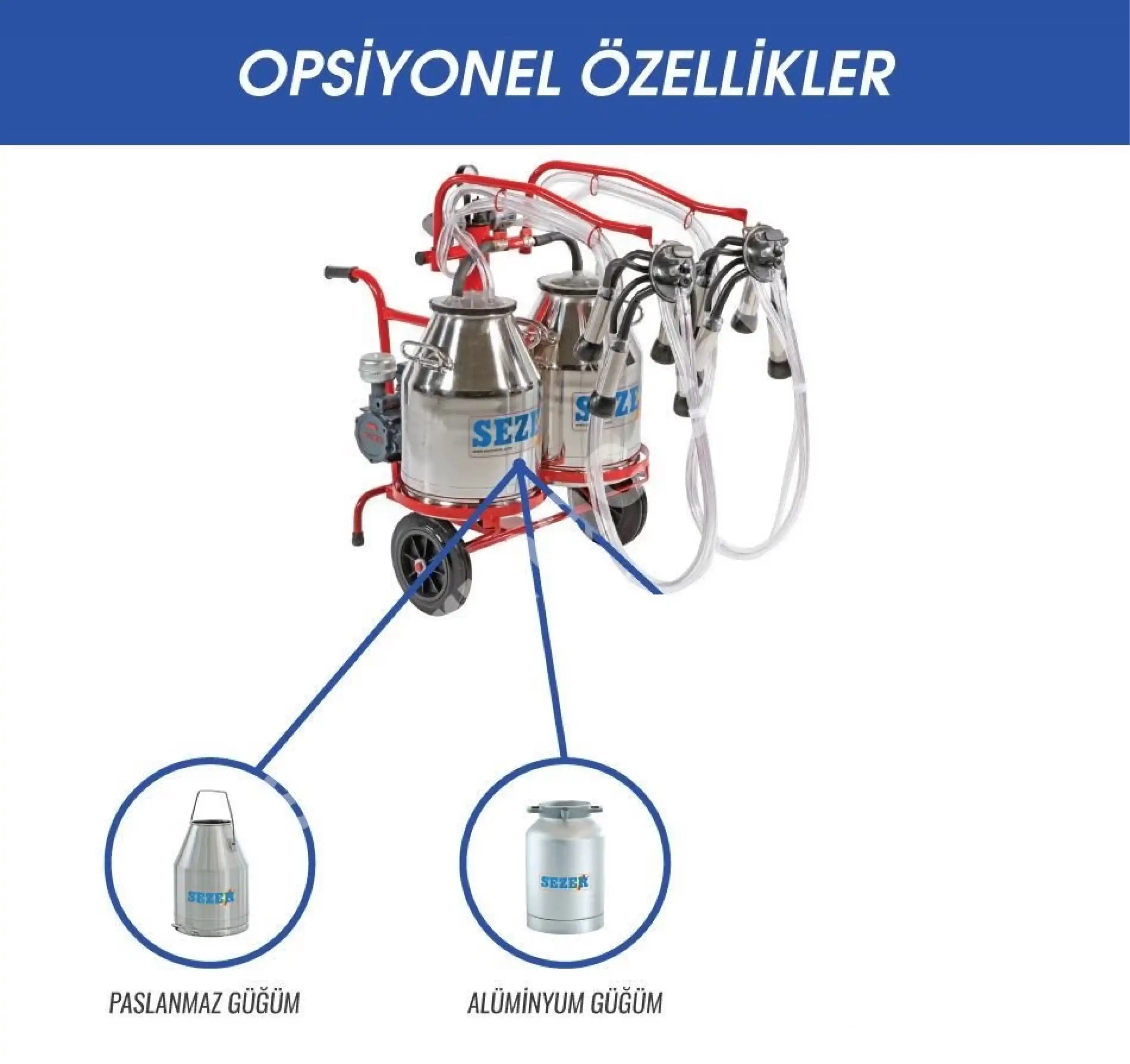 Sezer IMPLS 2 Süt Sağım Makinesi