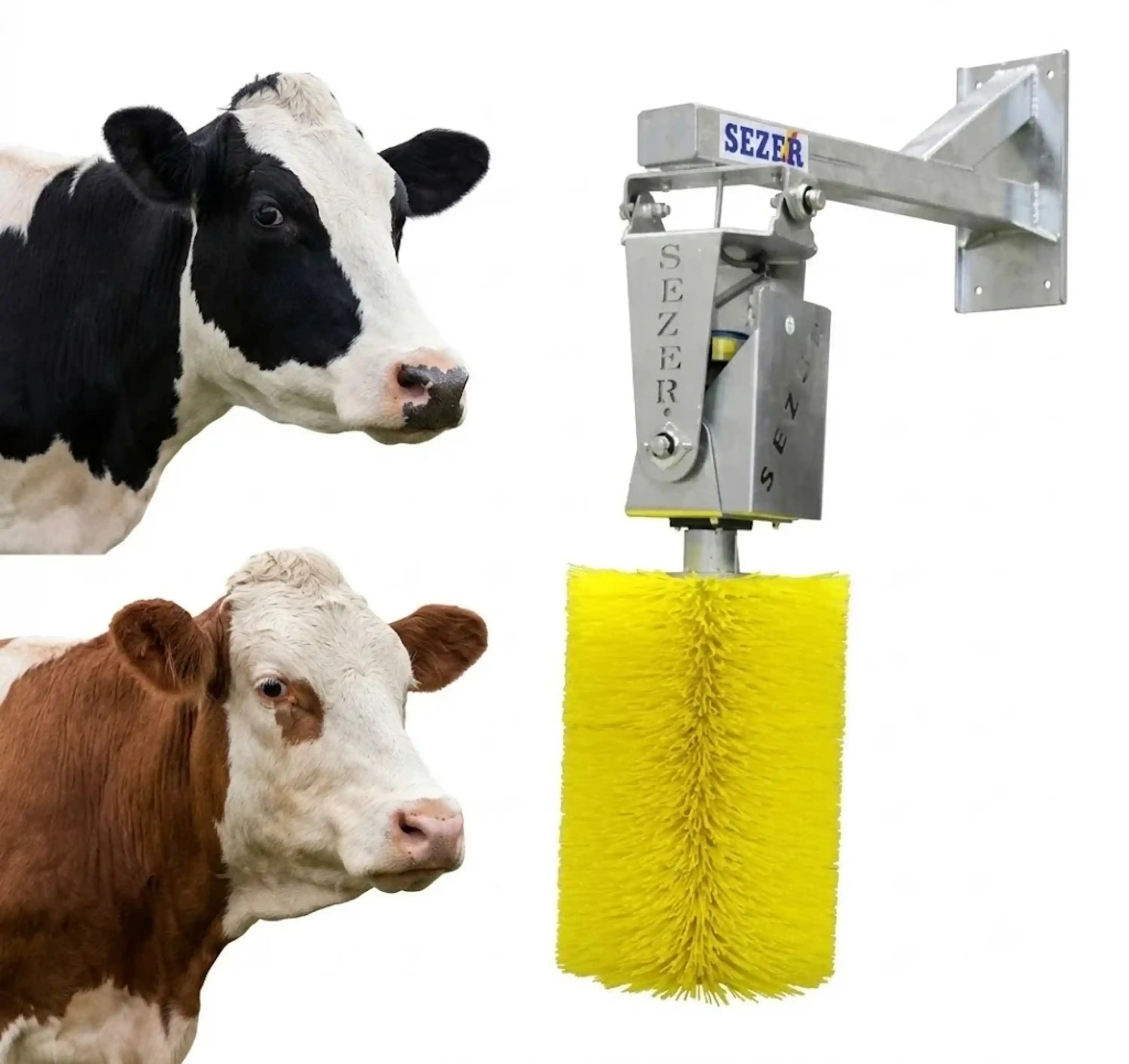 Sezer OKF-2 Elektrikli Otomatik Sensörlü Havyan Kaşıma Makinesi (Galvaniz Şase)