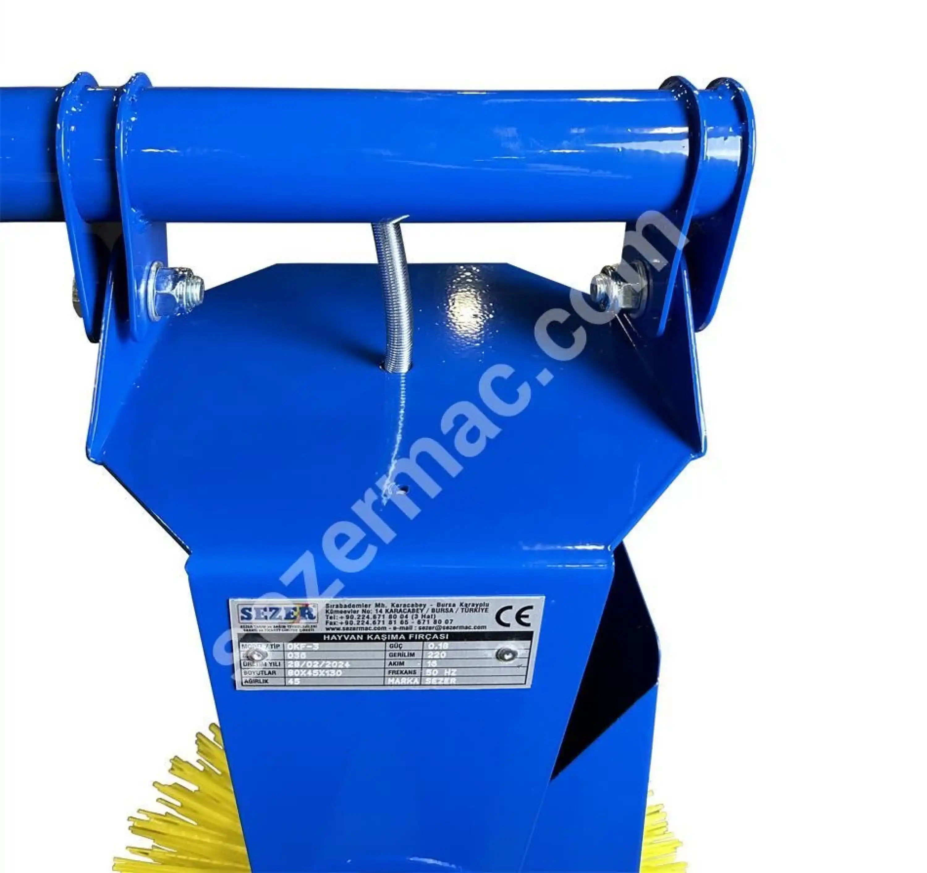 Sezer OKF-3 Eko Model Elektrikli Otomatik Sensörlü Havyan Kaşıma Makinesi (Boyalı Şase)