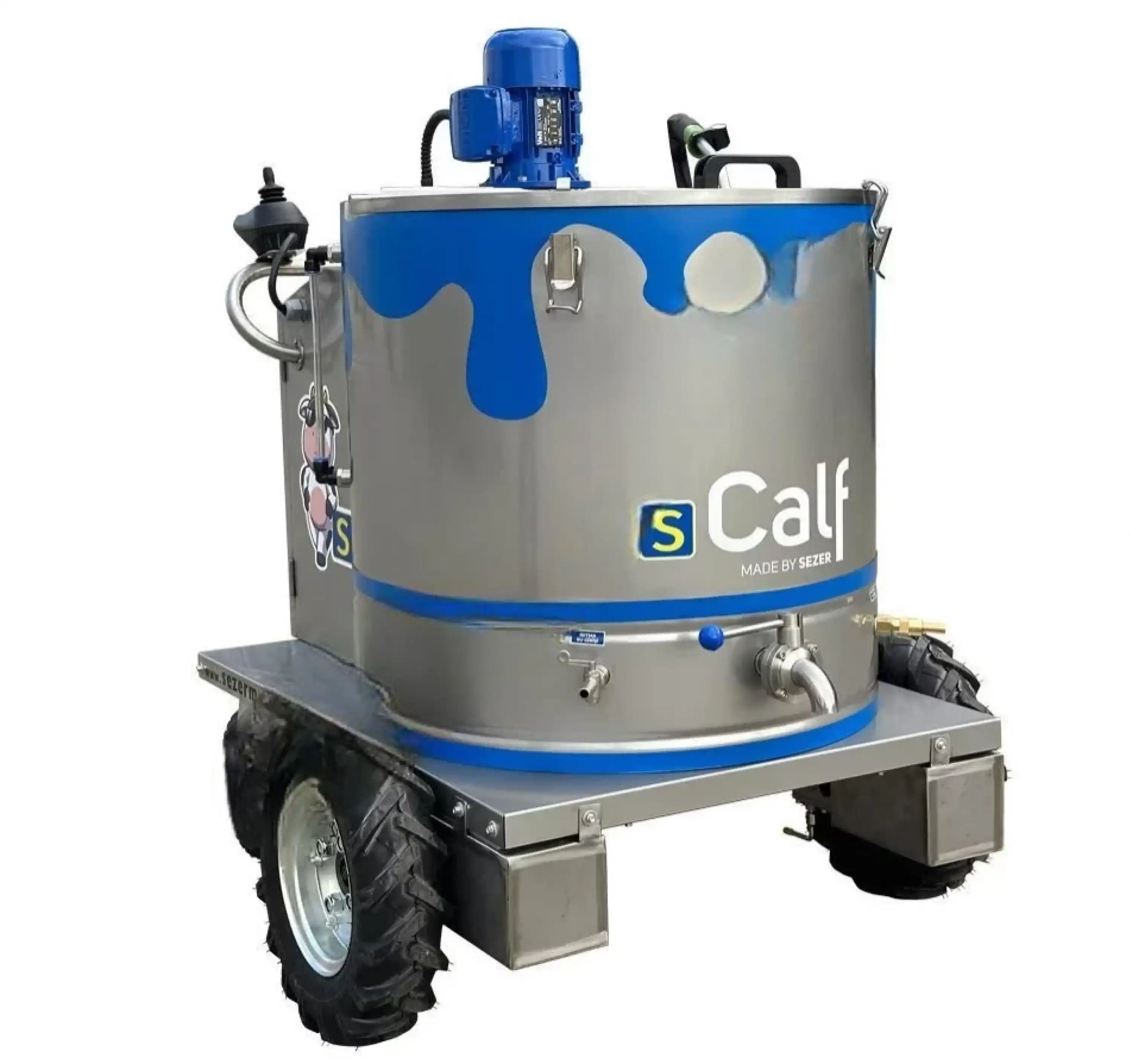 Sezer S-Calf PRO Mama Hazırlama Makinesi - Pastörizatörlü, Kendinden Yürür (250 L.)