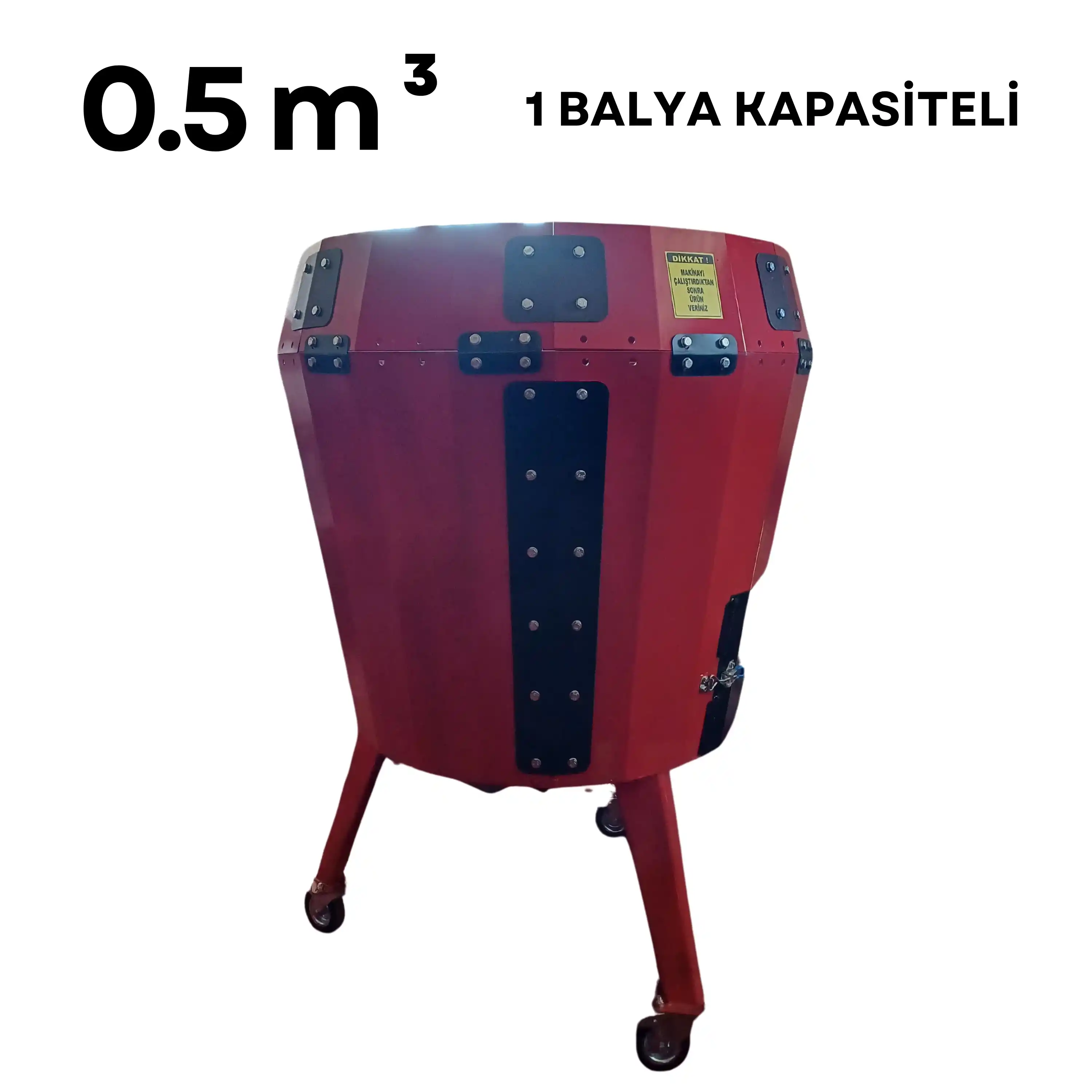 Sotem 0.5 m³ Metreküp Elektrikli (1 Balya Kapasiteli) Yem Karma Makinesi