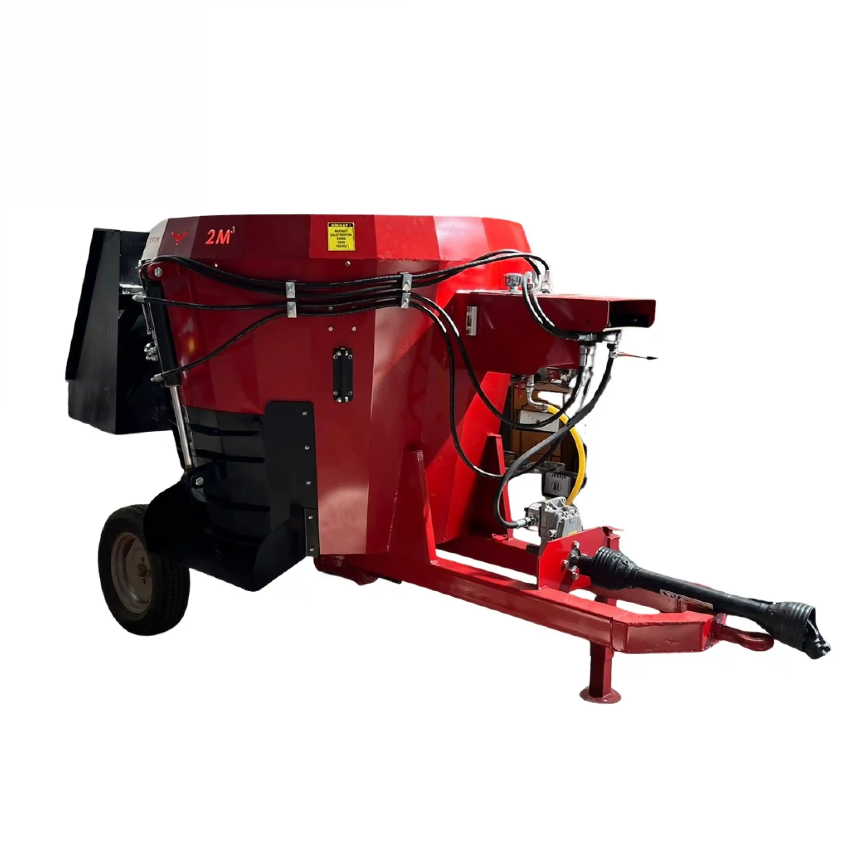 Sotem 2 m³ Metreküp Kepçeli - Elektrikli+Şaftlı (4 Balya Kapasiteli) Yem Karma Makinesi