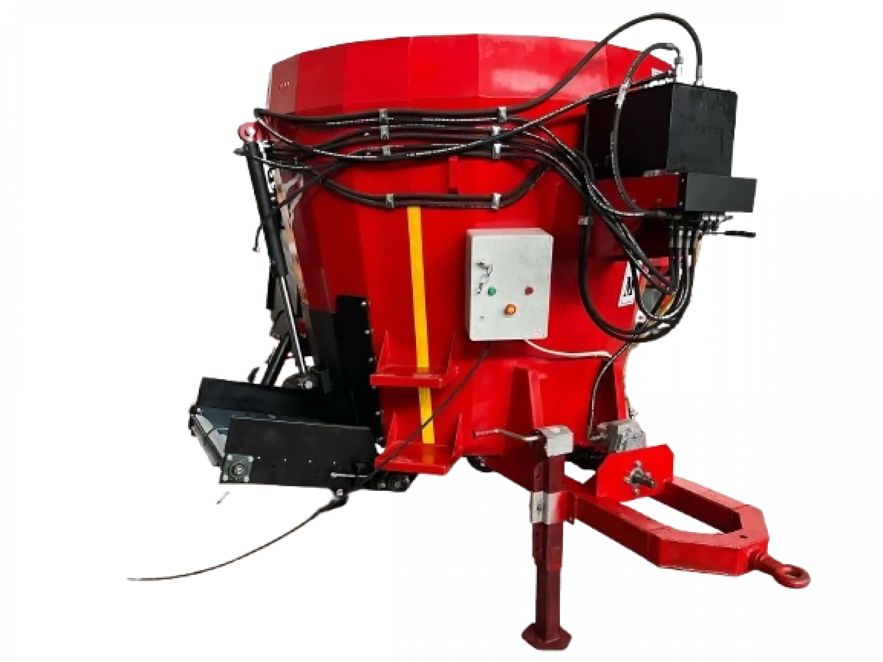 Sotem 4 m³ Metreküp Kepçeli - Şaftlı (8 Balya Kapasiteli) Yem Karma Makinesi