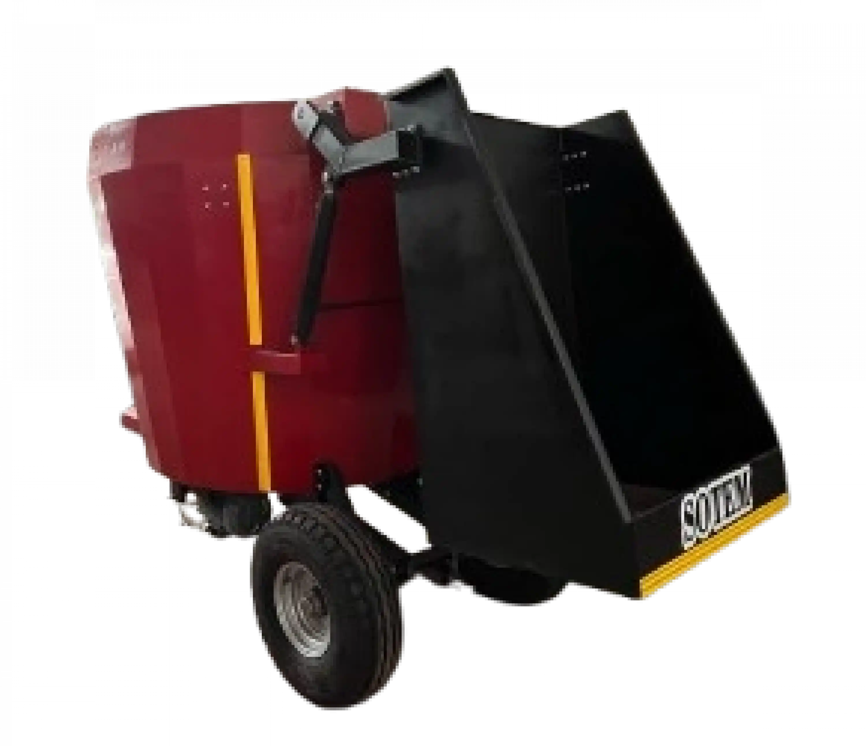 Sotem 4 m³ Metreküp Kepçeli - Şaftlı (8 Balya Kapasiteli) Yem Karma Makinesi