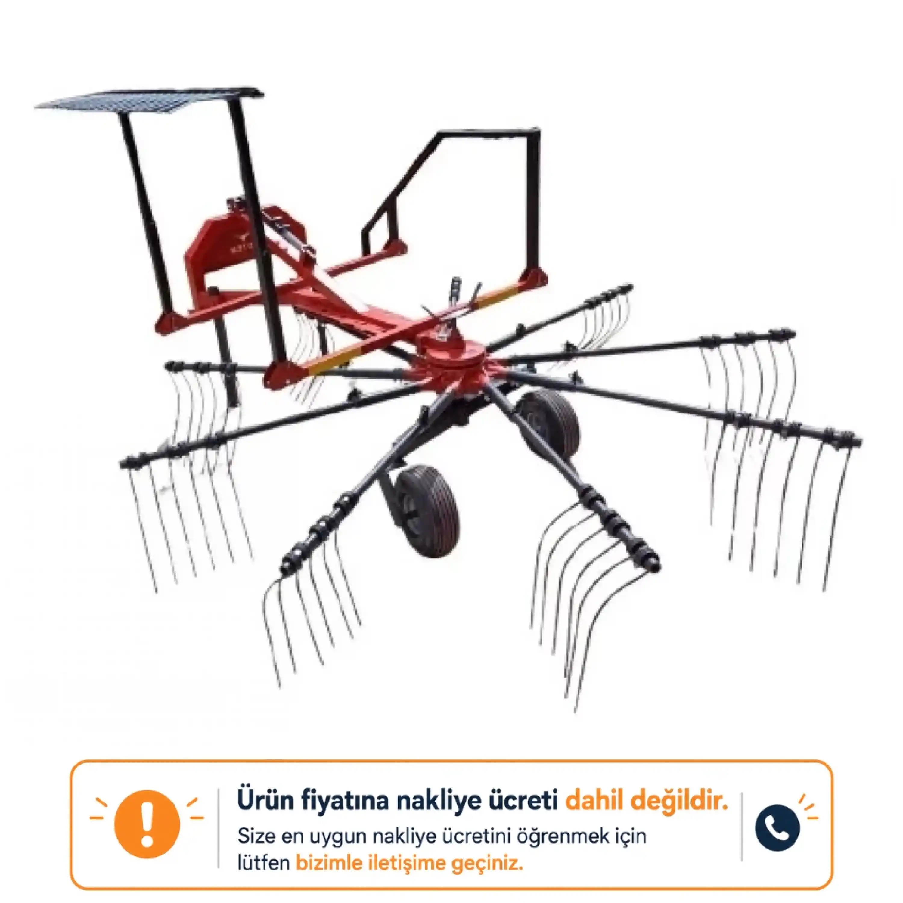 Sotem Tek Rotorlu 9 Kollu Helikopter Tipi Ot Toplama Tırmığı