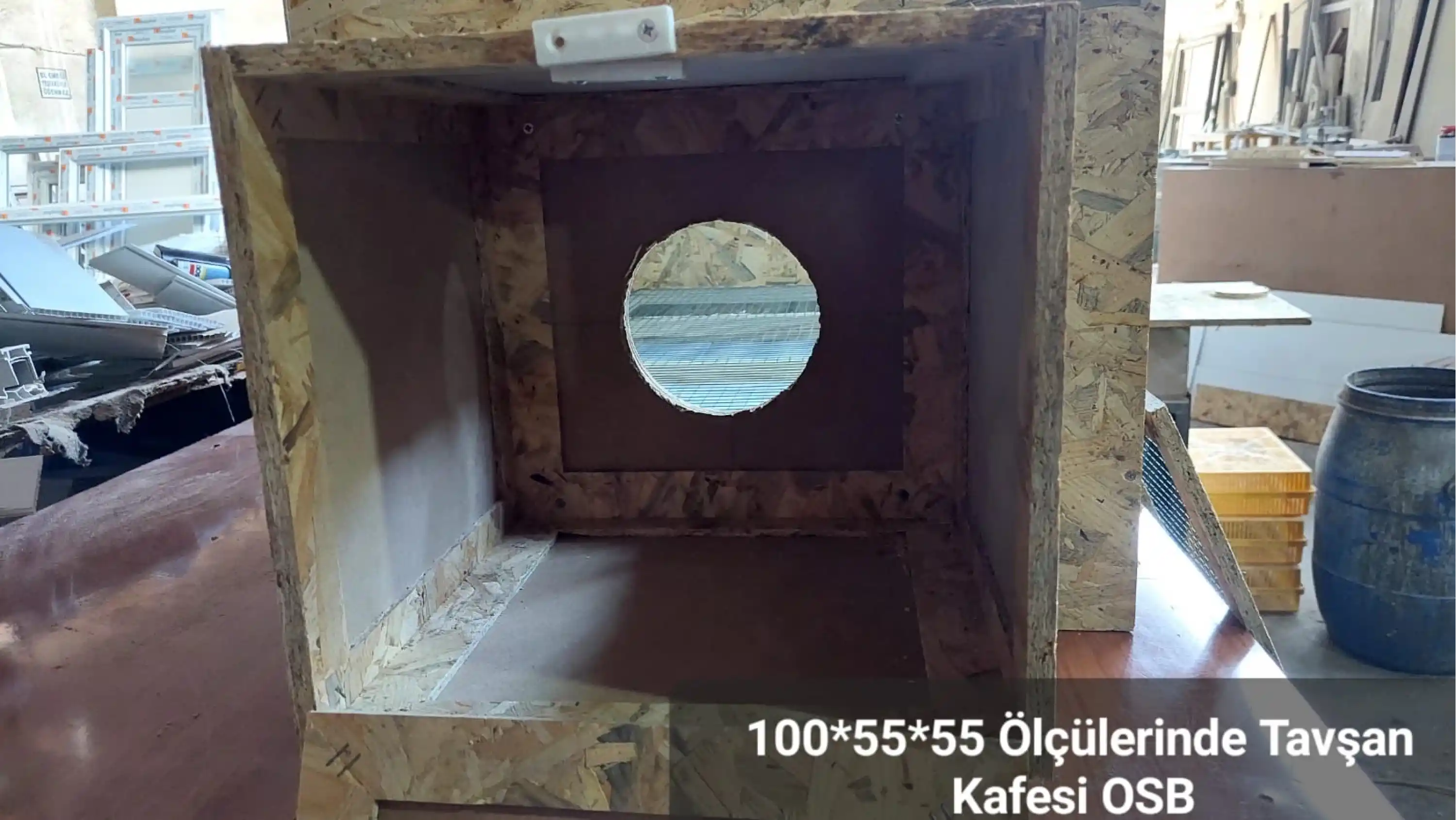 Tavşan Kafesi (Dıştan Yuvalıklı) - OSB - 100*55*55