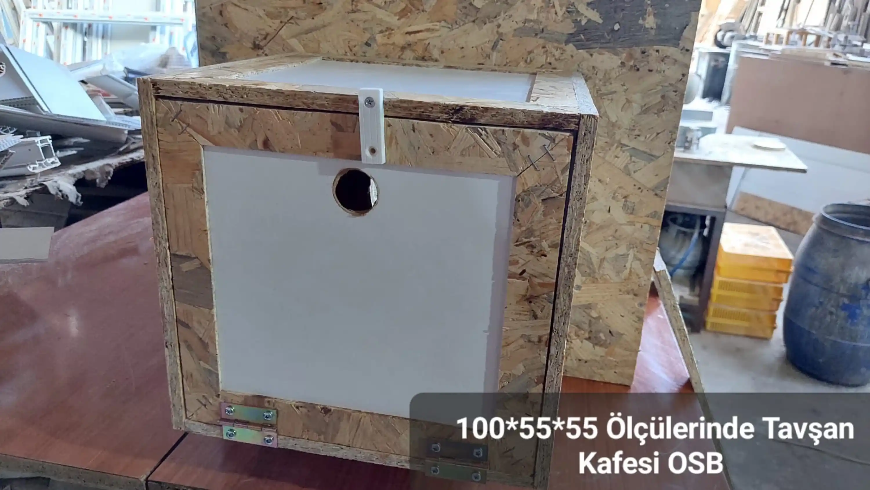 Tavşan Kafesi (Dıştan Yuvalıklı) - OSB - 100*55*55