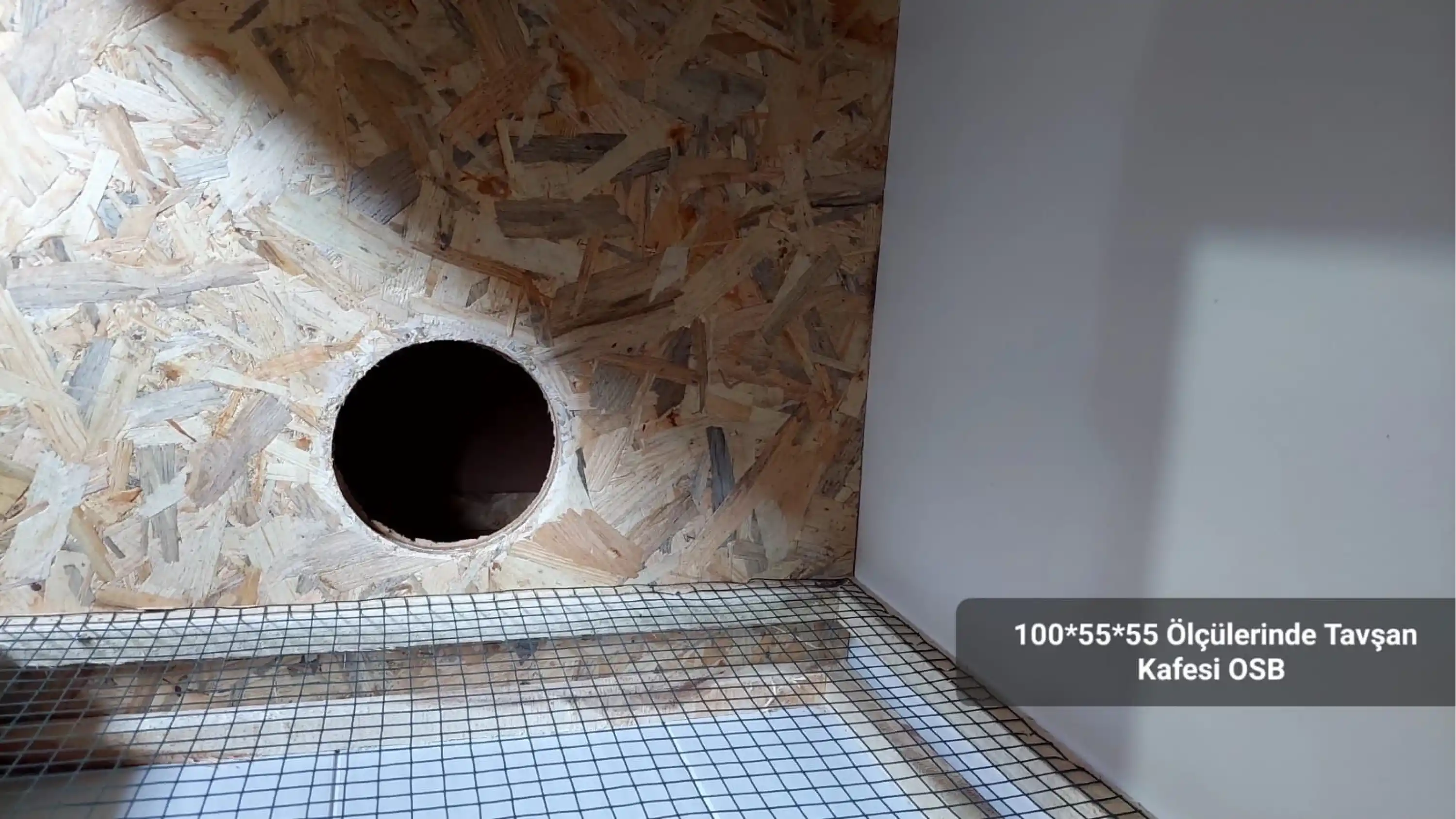 Tavşan Kafesi (Dıştan Yuvalıklı) - OSB - 100*55*55