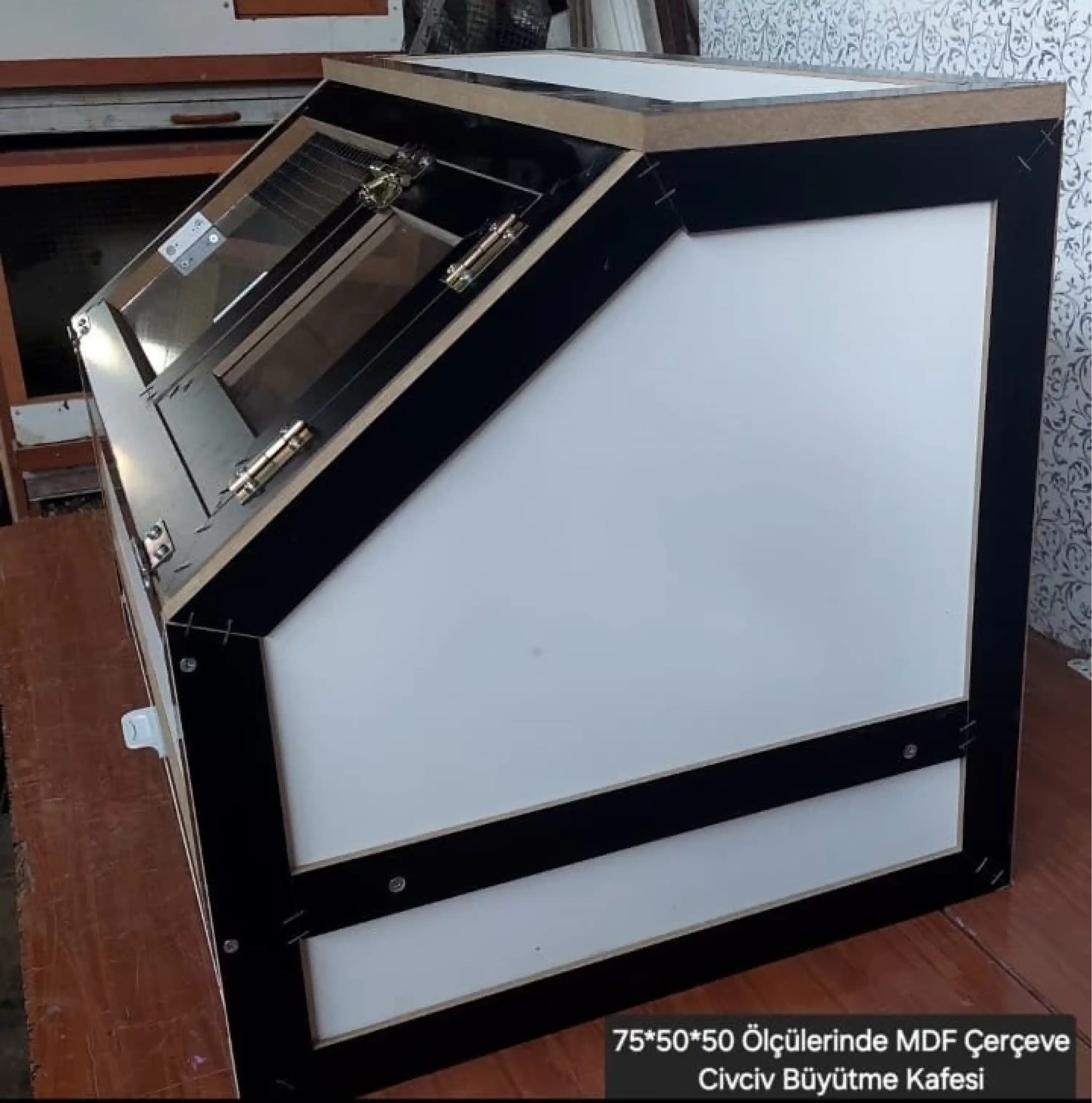 Yeni Model Civciv Büyütme Kafesi - MDF