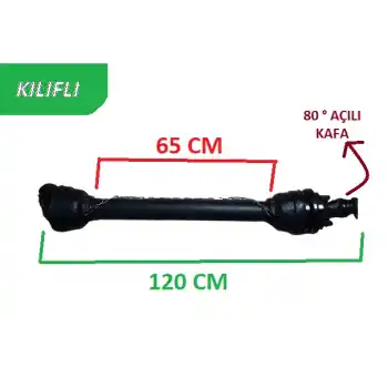 80 ° Açılı Takım KILIFLI Turbo İlaçlama Şaft Takımı (30*100 mm) - Şaft Takımları