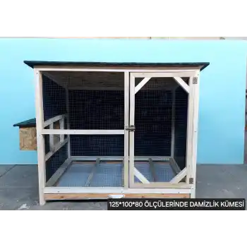 Ahşap Modern Damızlık Kümesi - 125*100*80