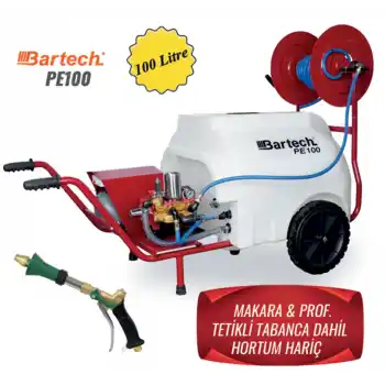 Bartech PE100 Elektrikli Pülverizatör 100 Litre