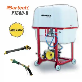 Bartech PT600-D Şaftlı Pülverizatör 600 Litre