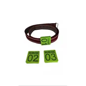 Küçükbaş için Boyunluk Numaratör + Kemer