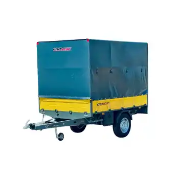 Crommac 1350 Kg Frenli Yük Römorku - Tenteli Model