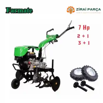 Farmate - Benzinli Tekerlekli Çapalama Makinesi 7 HP - ( 2+1 - 3+1 )
