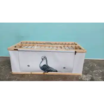 Katlanabilir Güvercin & Taşıma Kafesi 70x34x27 cm | Kişiye Özel Baskılı
