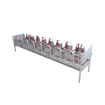 Küçükbaş 18li Çiftli Yemlik Kilit Sistemi (Galvaniz – 9 × 2) – 3.20 Metre