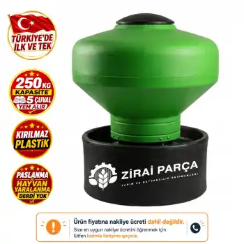 Küçükbaş Otomatik Plastik Yemlik - 250 kg Kapasiteli