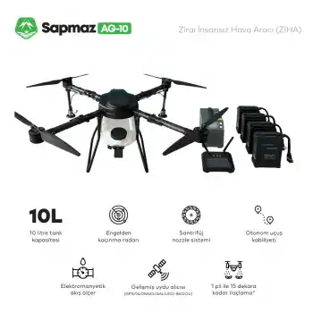 Sapmaz Agri - AG-10 İlaçlama Dronu - Zirai Drone