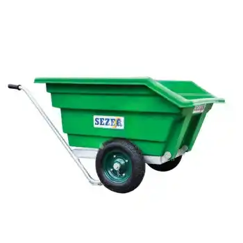 Sezer 300 Litre Damperli El Arabası (Galvaniz Şase)