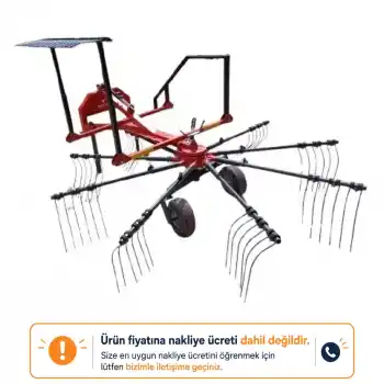 Sotem Tek Rotorlu 9 Kollu Helikopter Tipi Ot Toplama Tırmığı